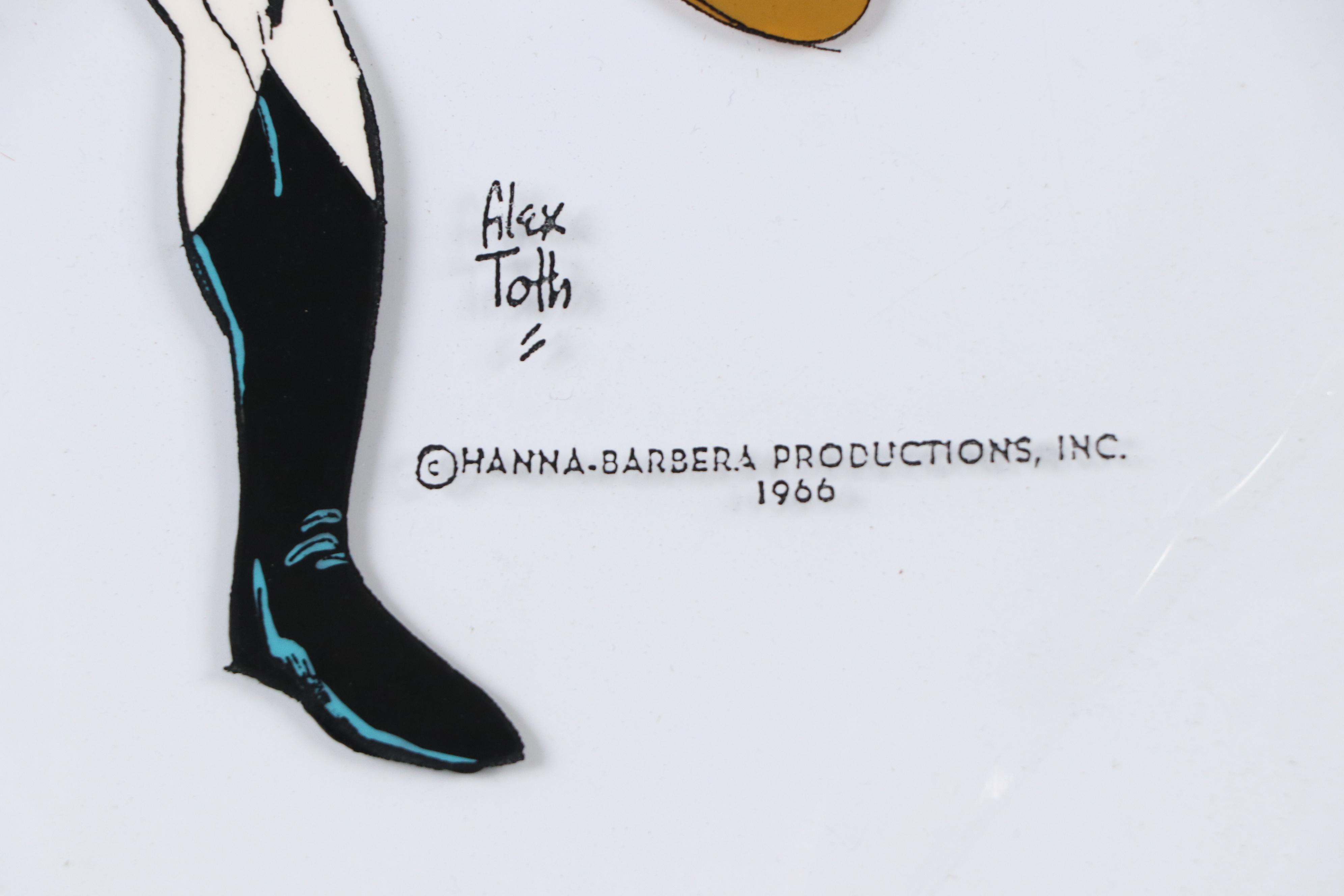 Hand-Painted Animation Cels Including Space Ghost Model, Late 20th C.