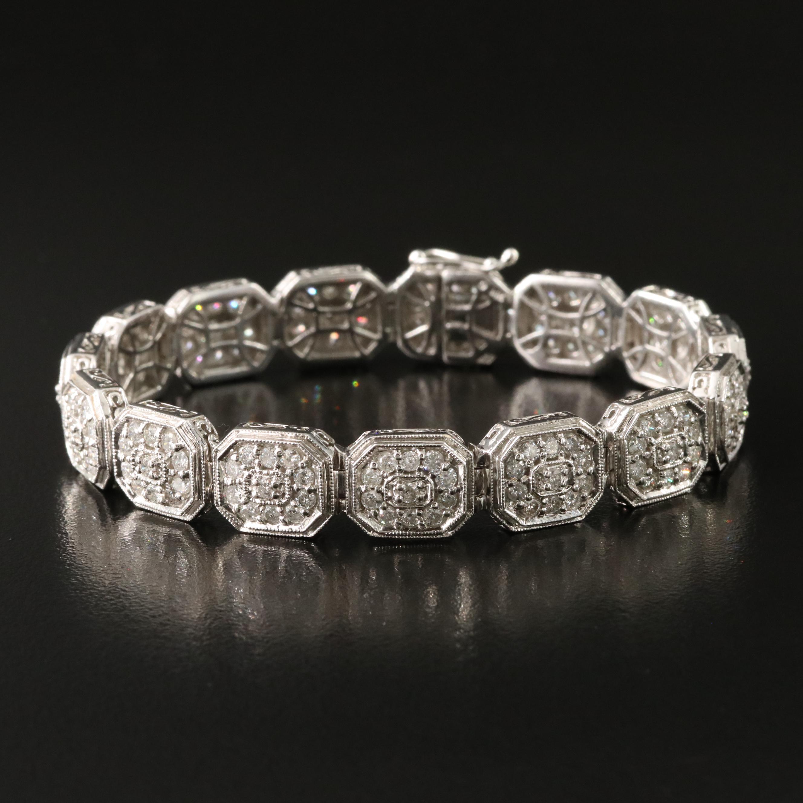 14K 4.13 CTW Diamond Bracelet