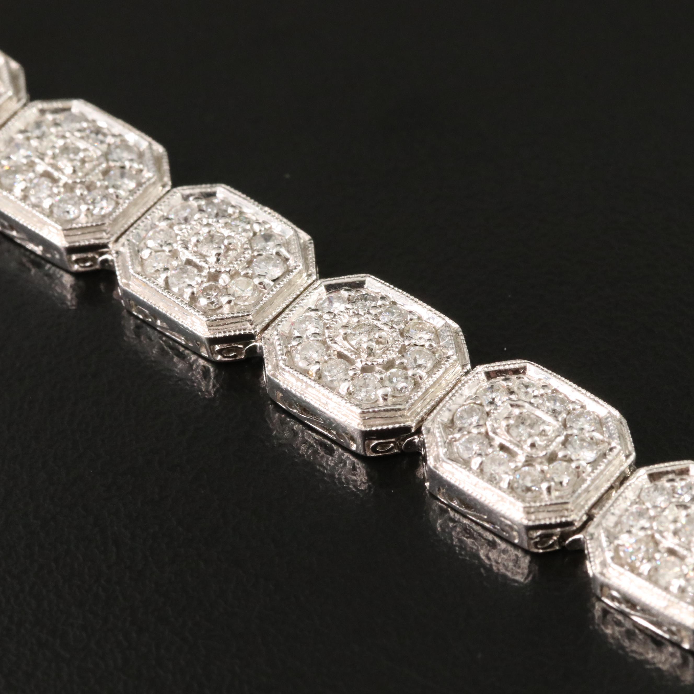 14K 4.13 CTW Diamond Bracelet