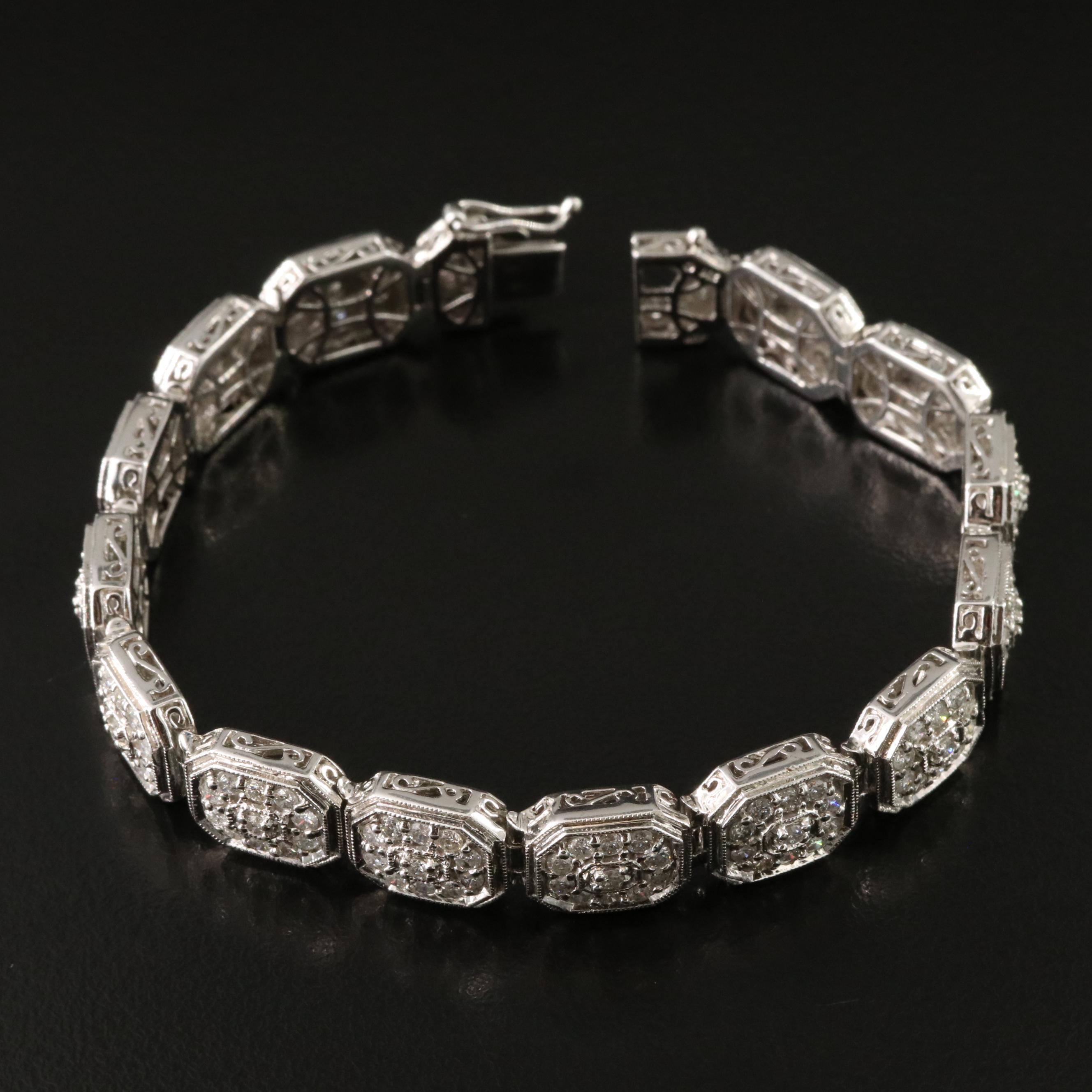 14K 4.13 CTW Diamond Bracelet