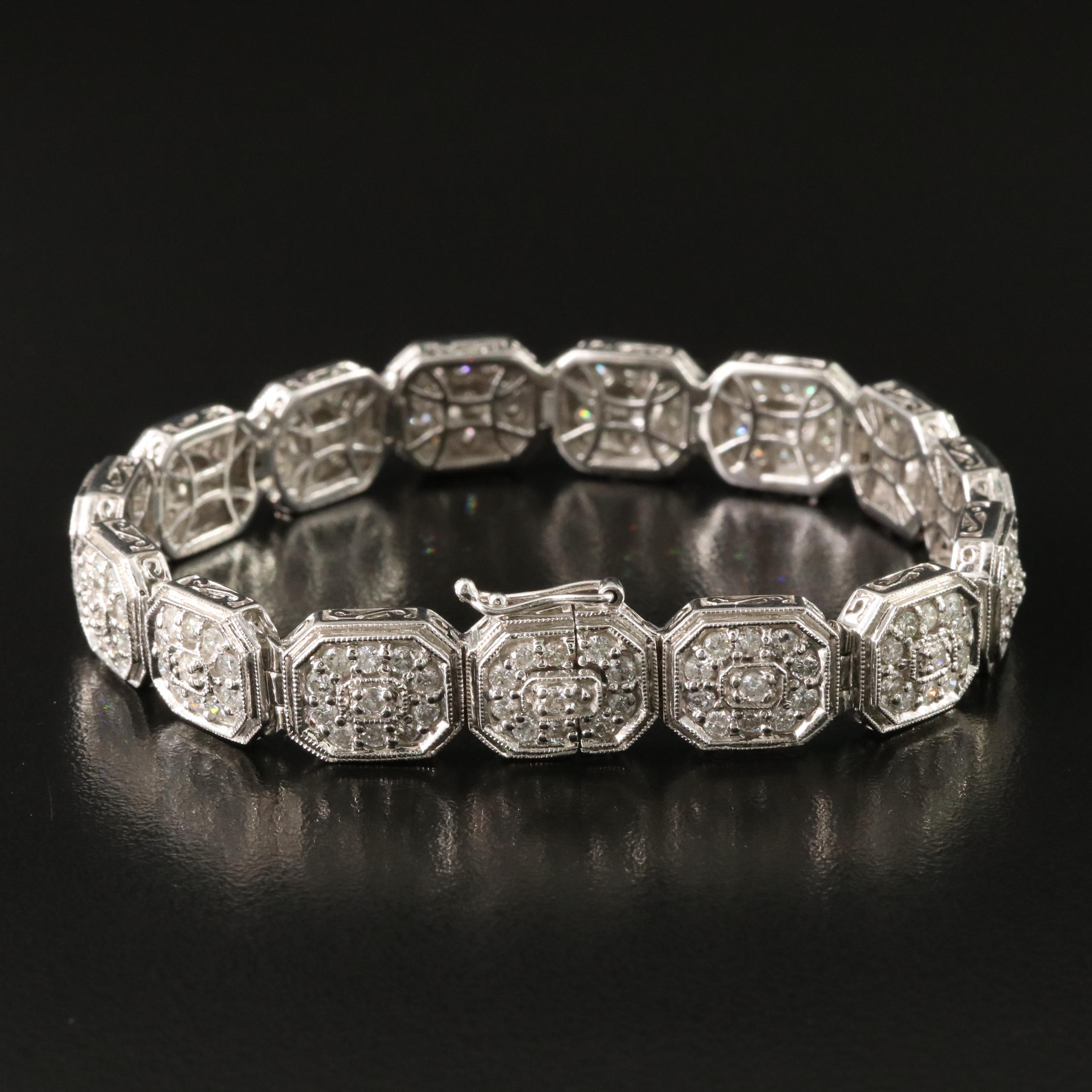 14K 4.13 CTW Diamond Bracelet