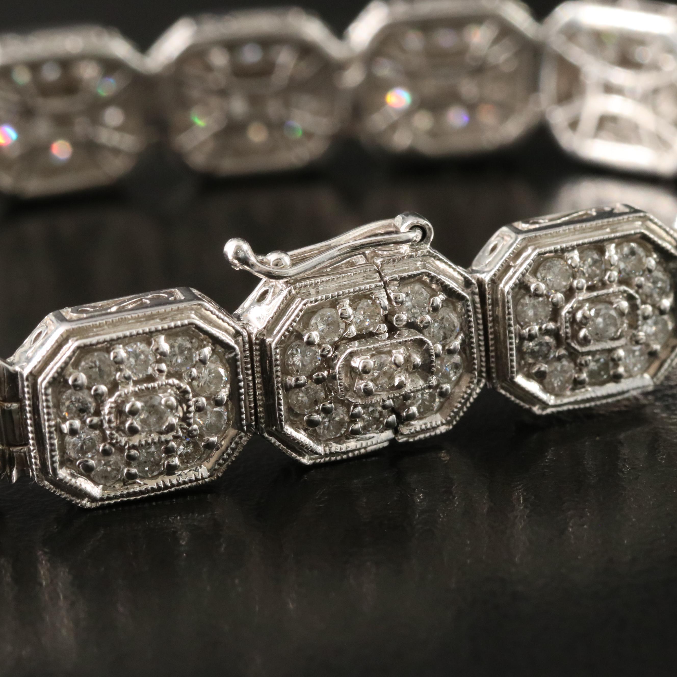 14K 4.13 CTW Diamond Bracelet