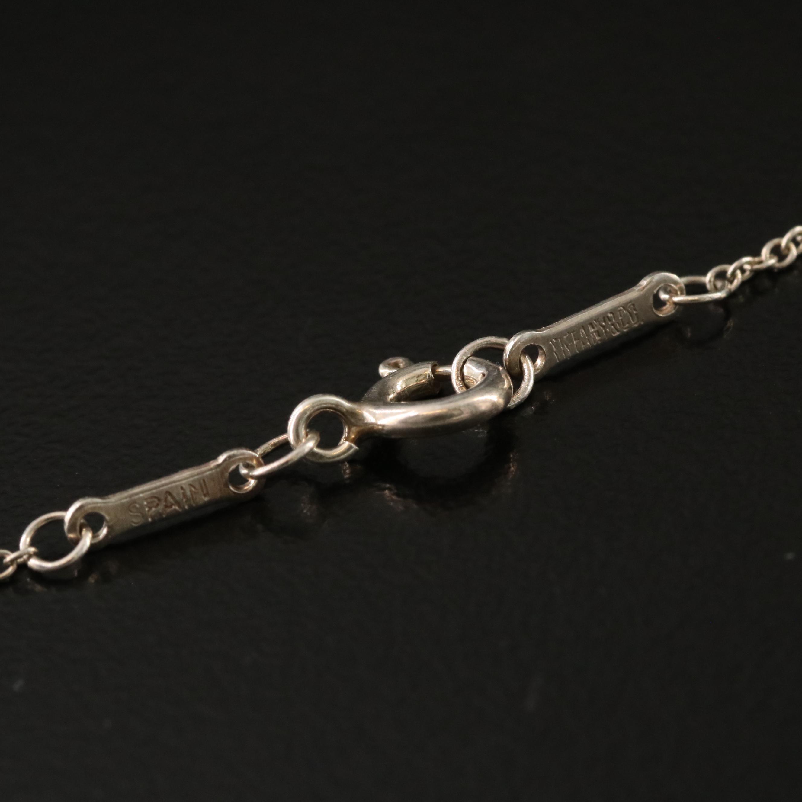 Elsa Peretti for Tiffany & Co. Sterling Eternal Circle Pendant Necklace