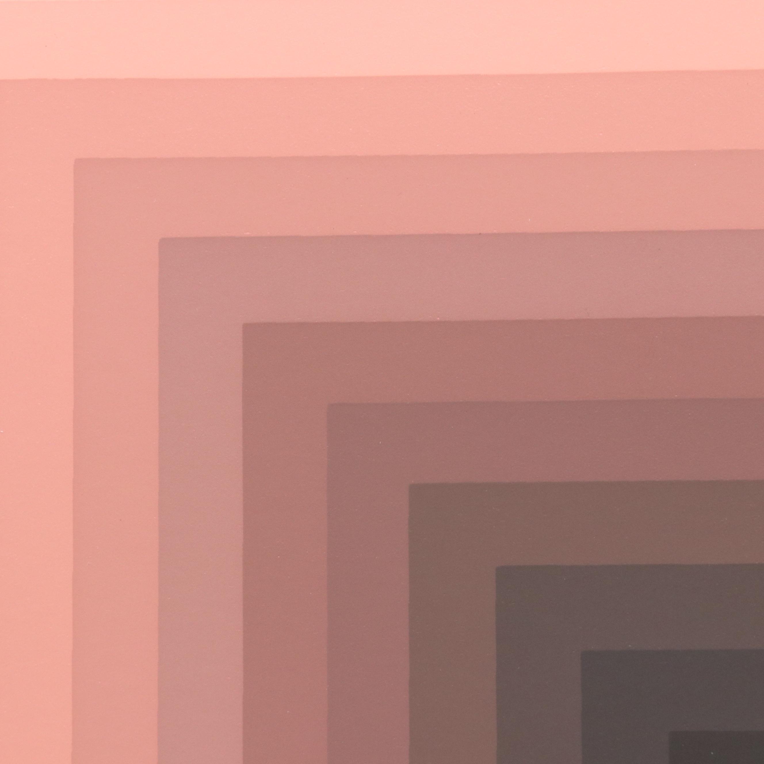 Jürgen Peters Op Art Serigraph "Window Motif," 1982