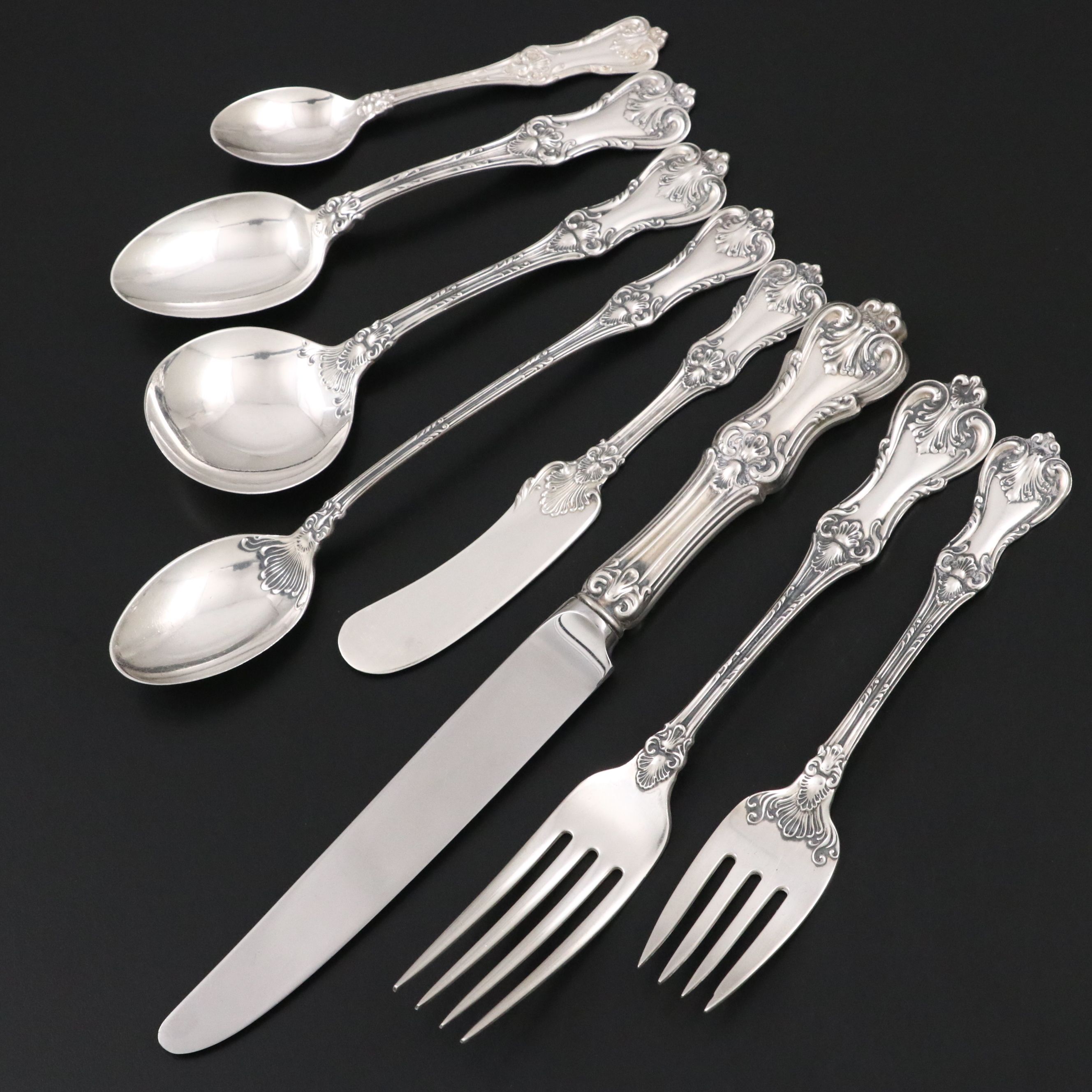 Frank Smith Silver Co. "Federal Cotillion" Sterling Silver Flatware