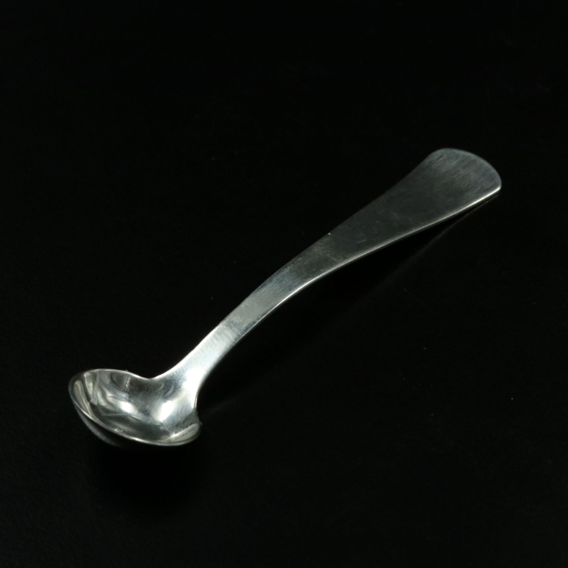 European Style Silver Salt Spoon, 20th Century