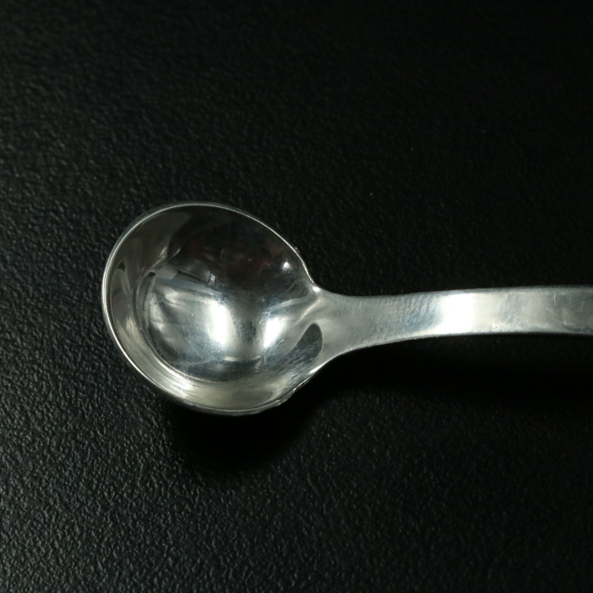 European Style Silver Salt Spoon, 20th Century