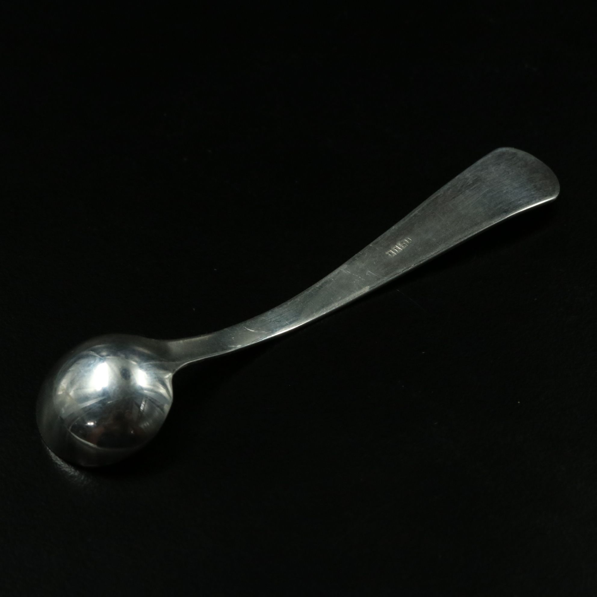 European Style Silver Salt Spoon, 20th Century