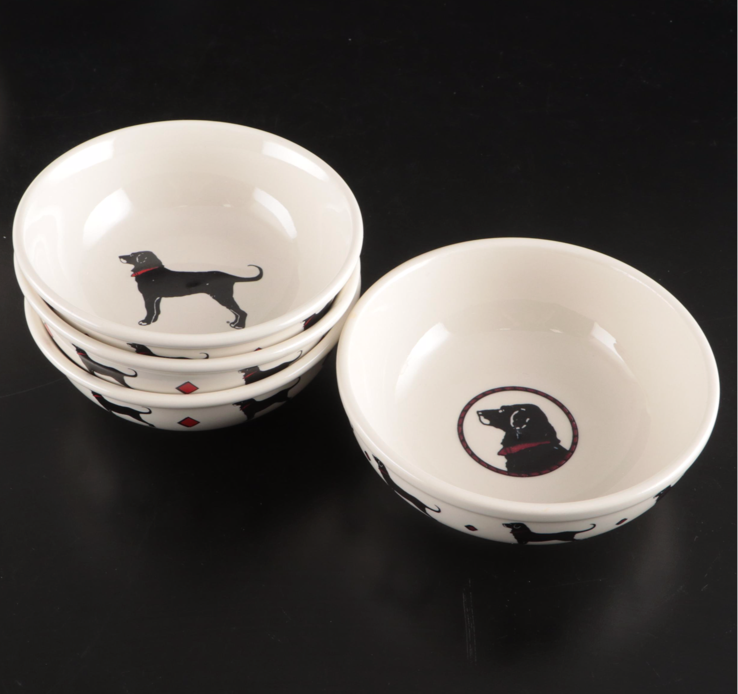 Homer Laughlin "Black Dog" with Spode and More Dinnerware
