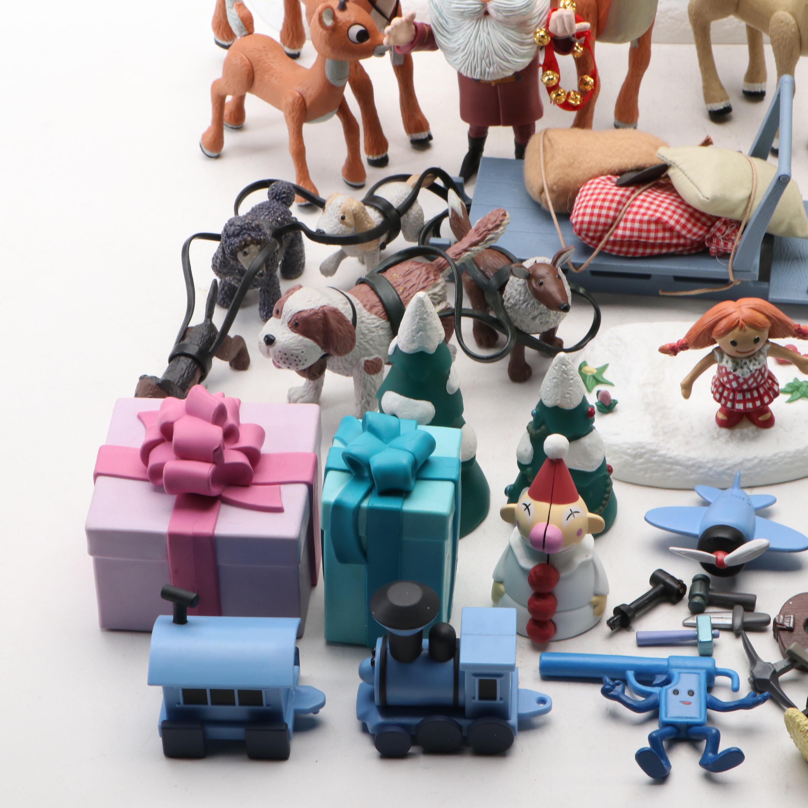 "Rudolph the Red Nose Reindeer" and Other Toys and Figurines
