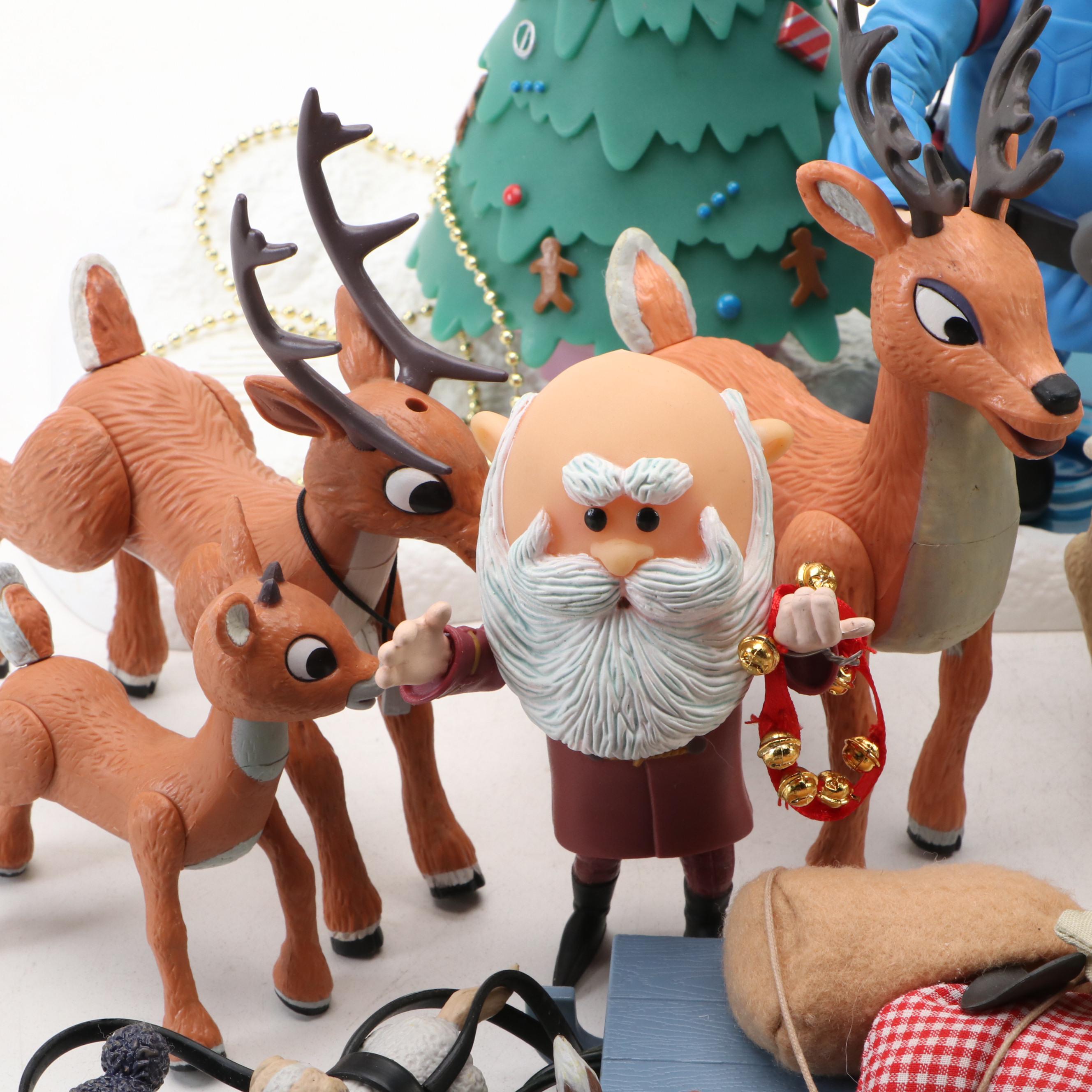 "Rudolph the Red Nose Reindeer" and Other Toys and Figurines