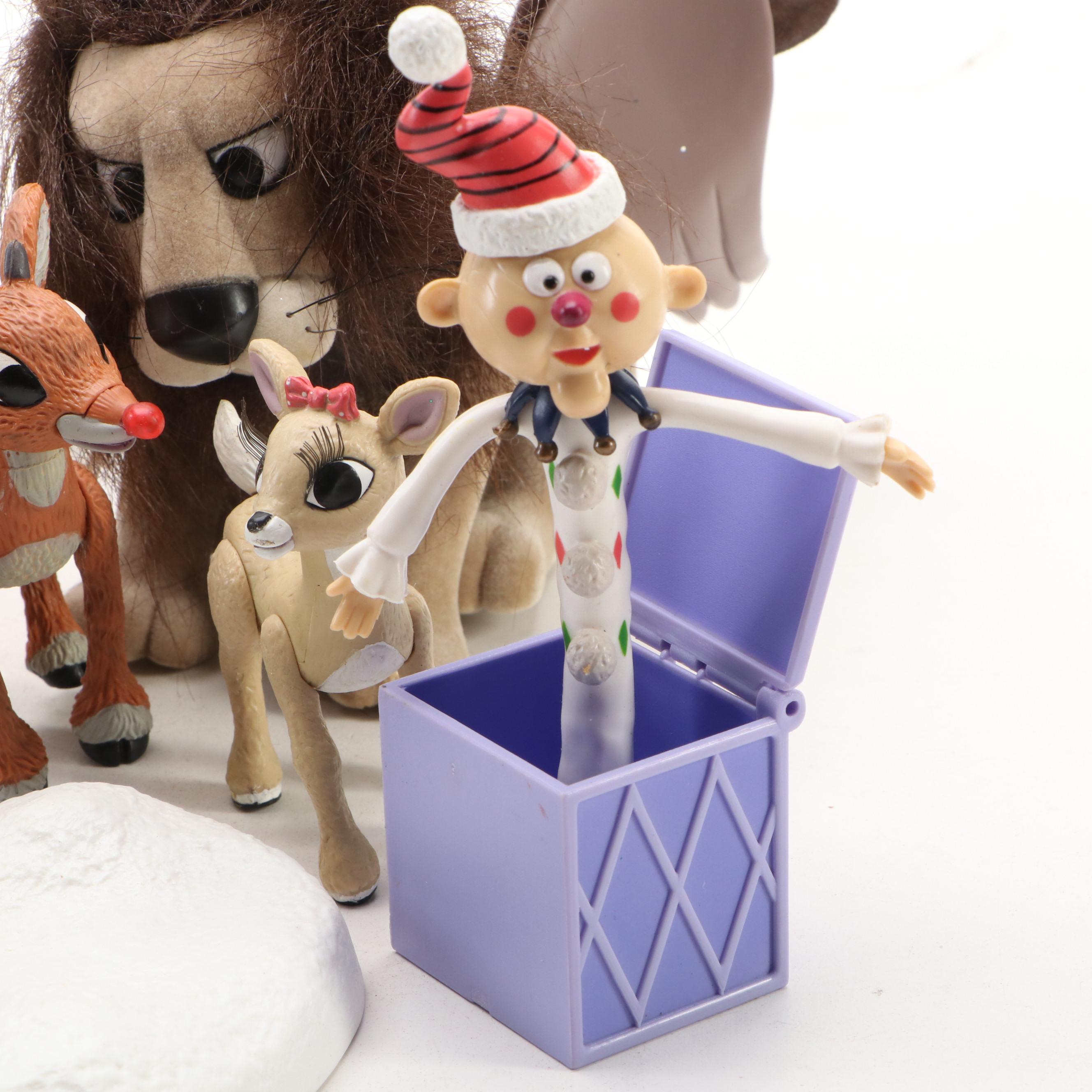 "Rudolph the Red Nose Reindeer" and Other Toys and Figurines