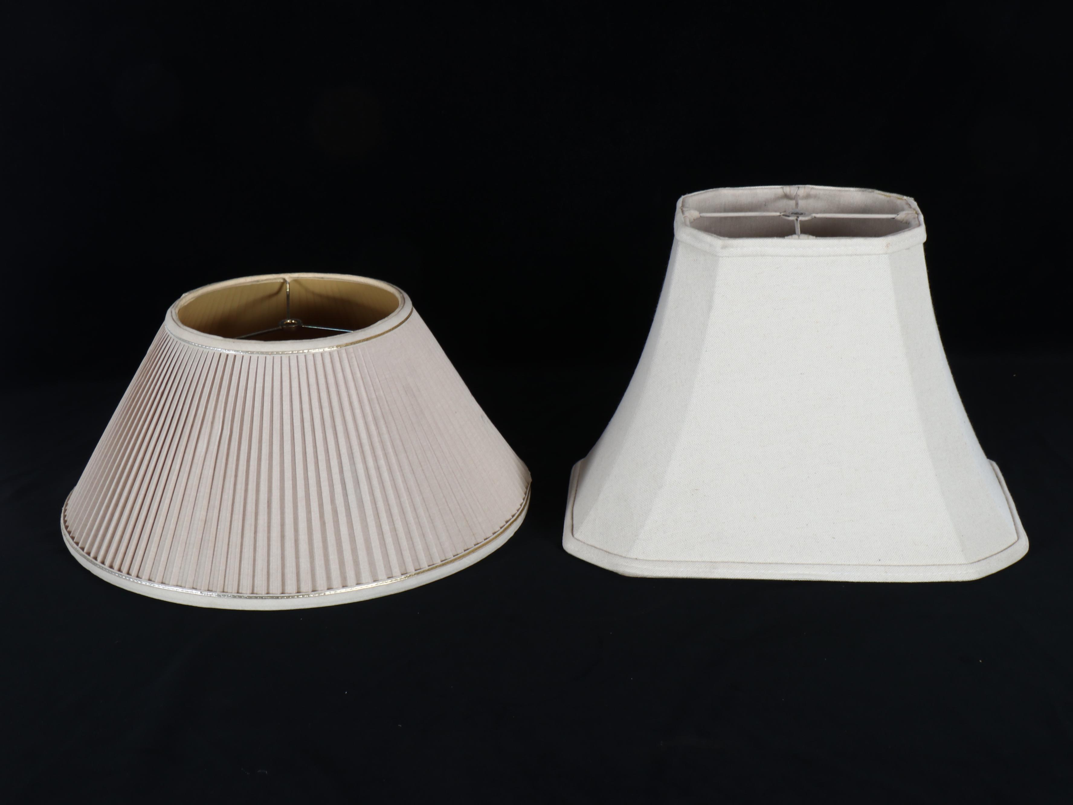 Glass Column Table Lamps, Column Candle Holder, and Glass Bird Bowl