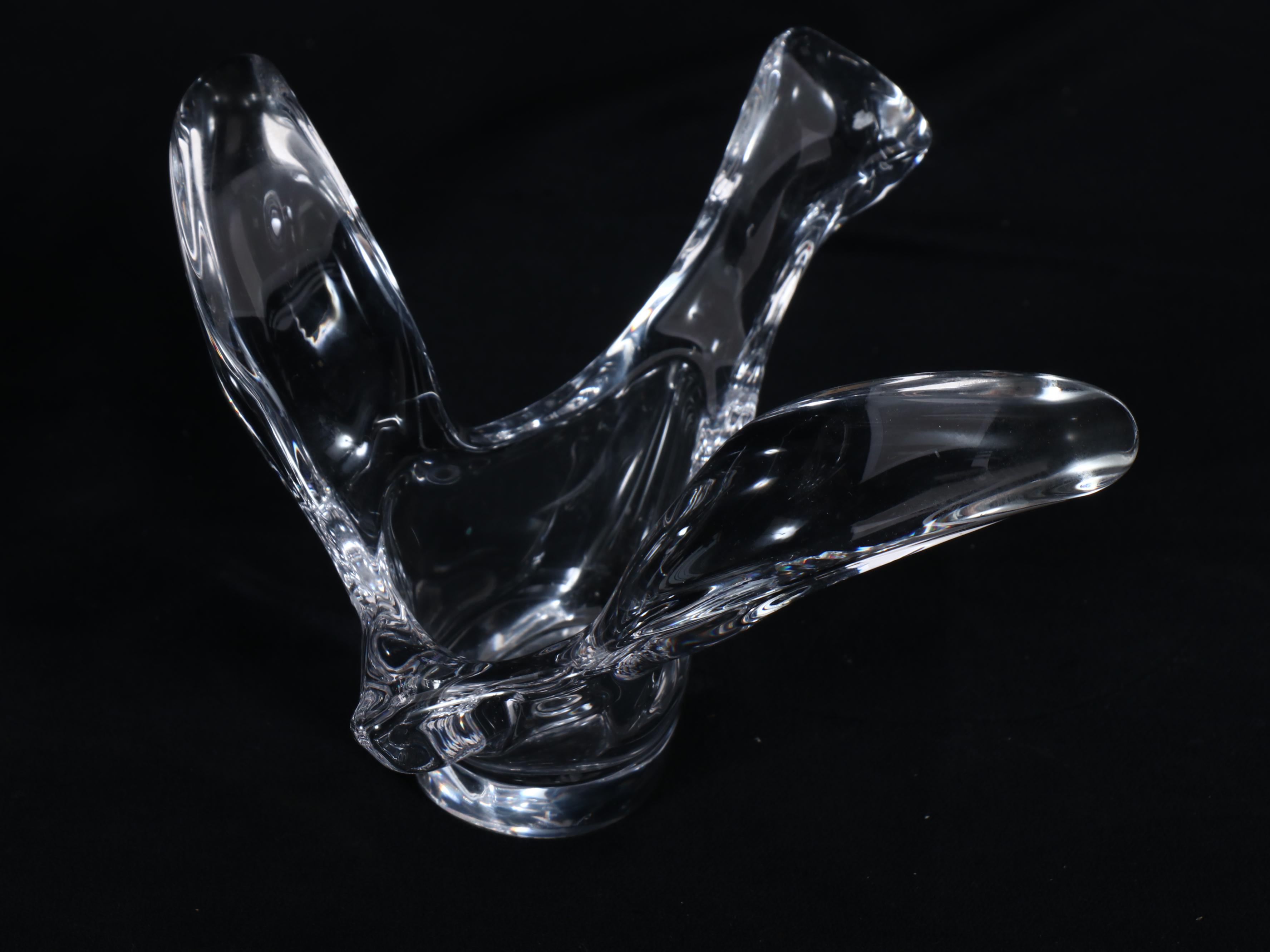 Glass Column Table Lamps, Column Candle Holder, and Glass Bird Bowl