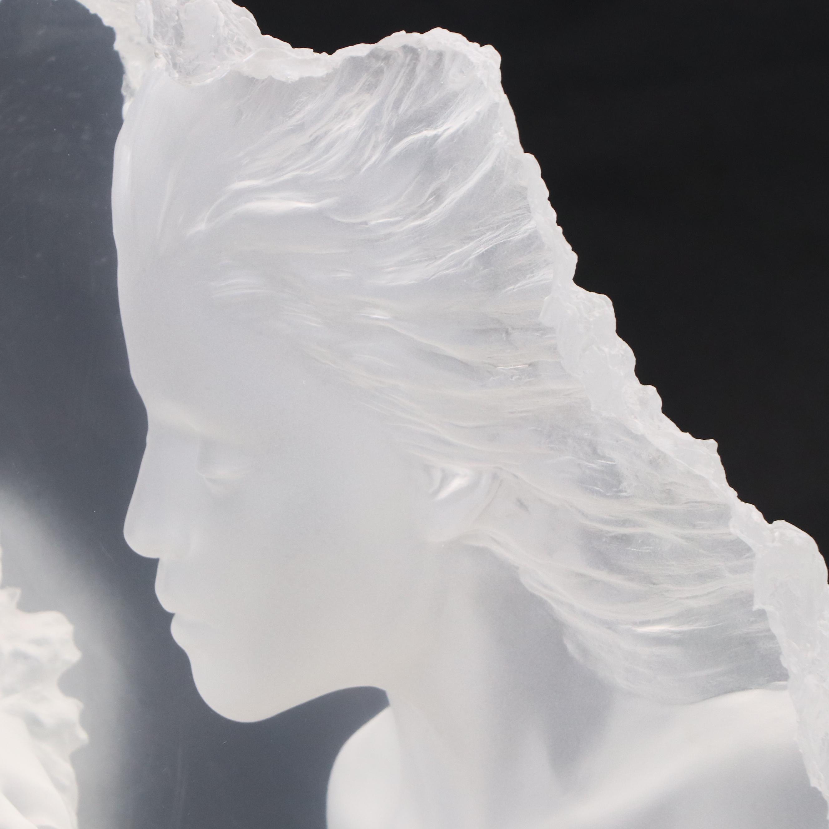 Michael Wilkinson Acrylic Sculpture "Moonscape I: Terra Luna," 1998