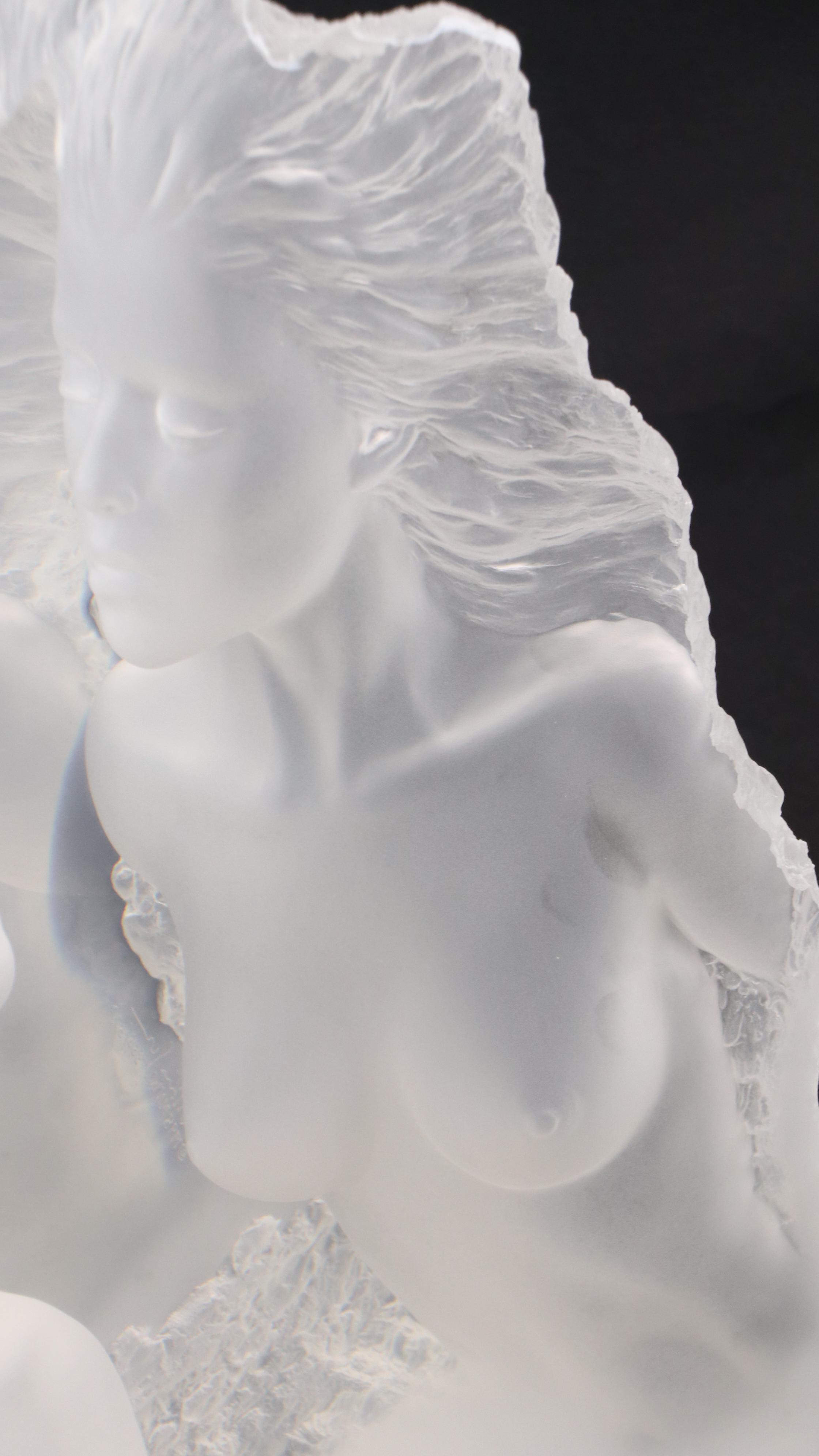 Michael Wilkinson Acrylic Sculpture "Moonscape I: Terra Luna," 1998