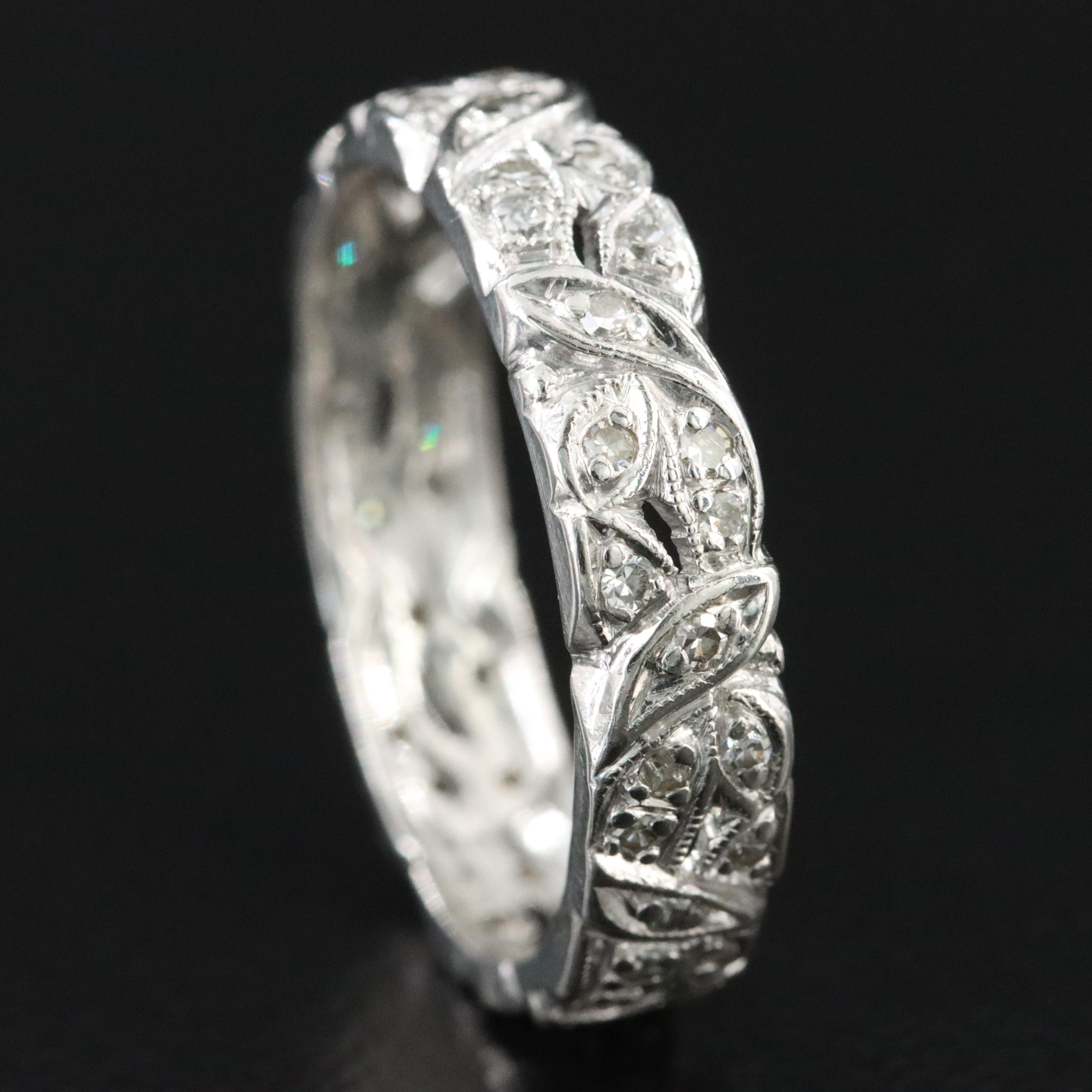 Platinum 0.33 CTW Diamond Eternity Band