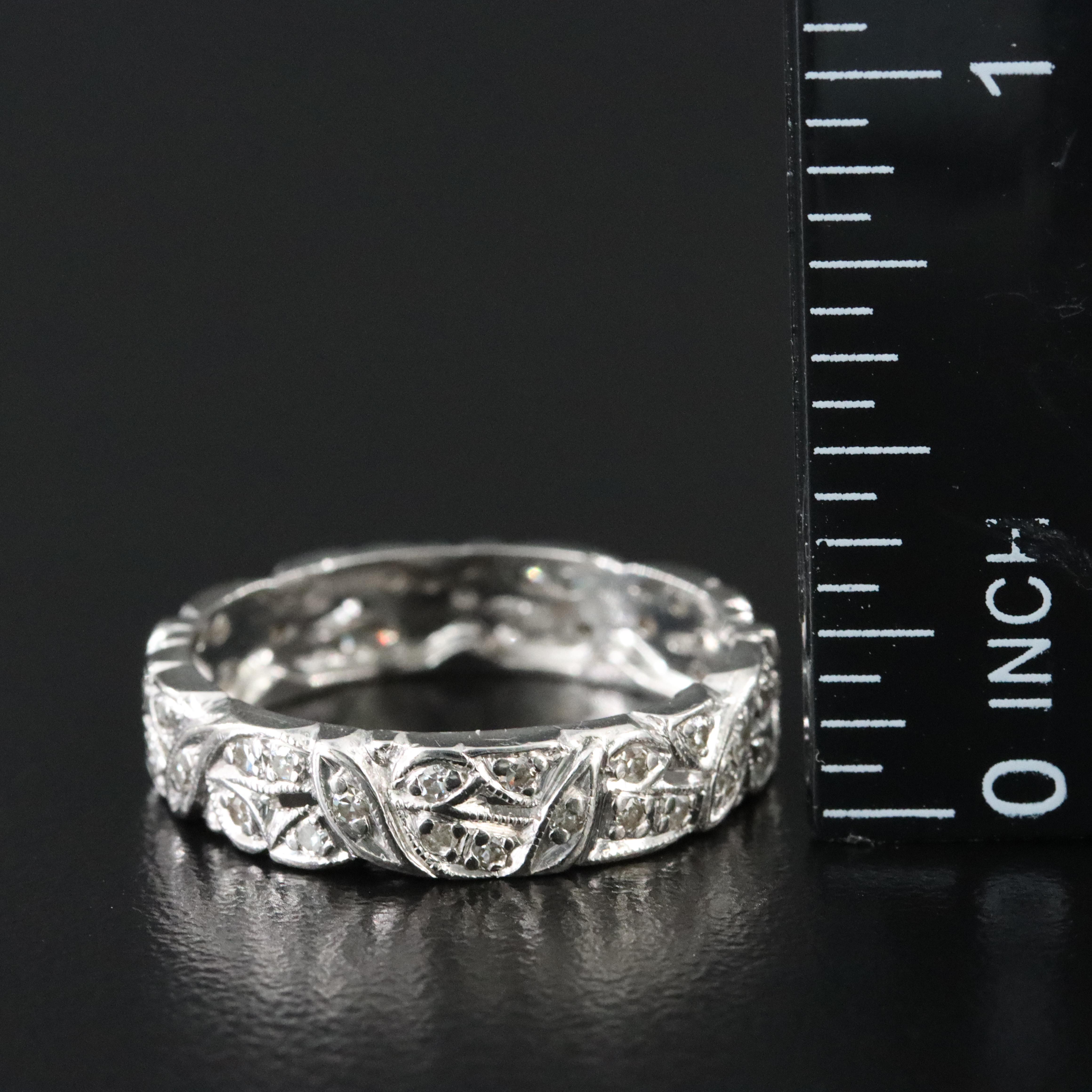 Platinum 0.33 CTW Diamond Eternity Band