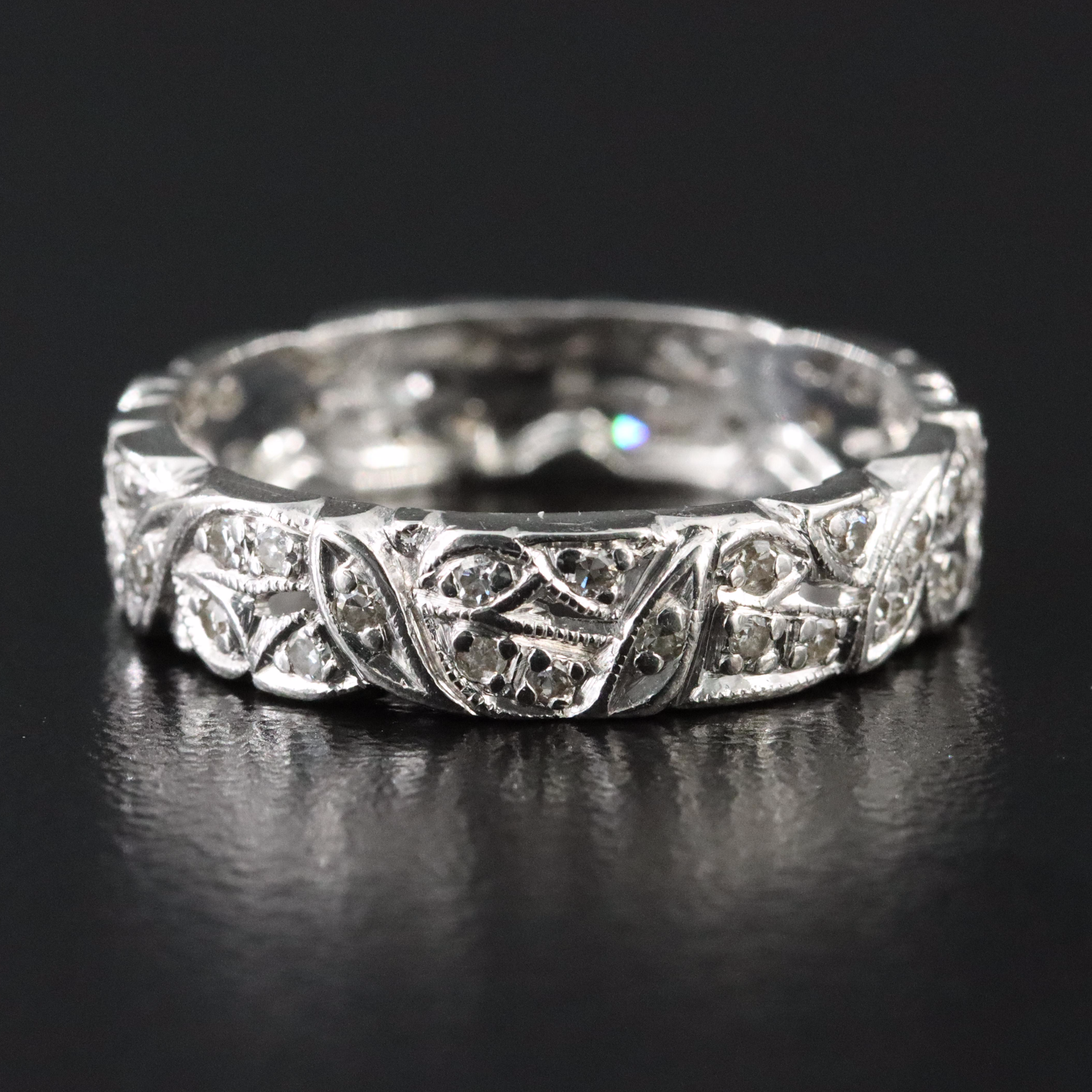 Platinum 0.33 CTW Diamond Eternity Band