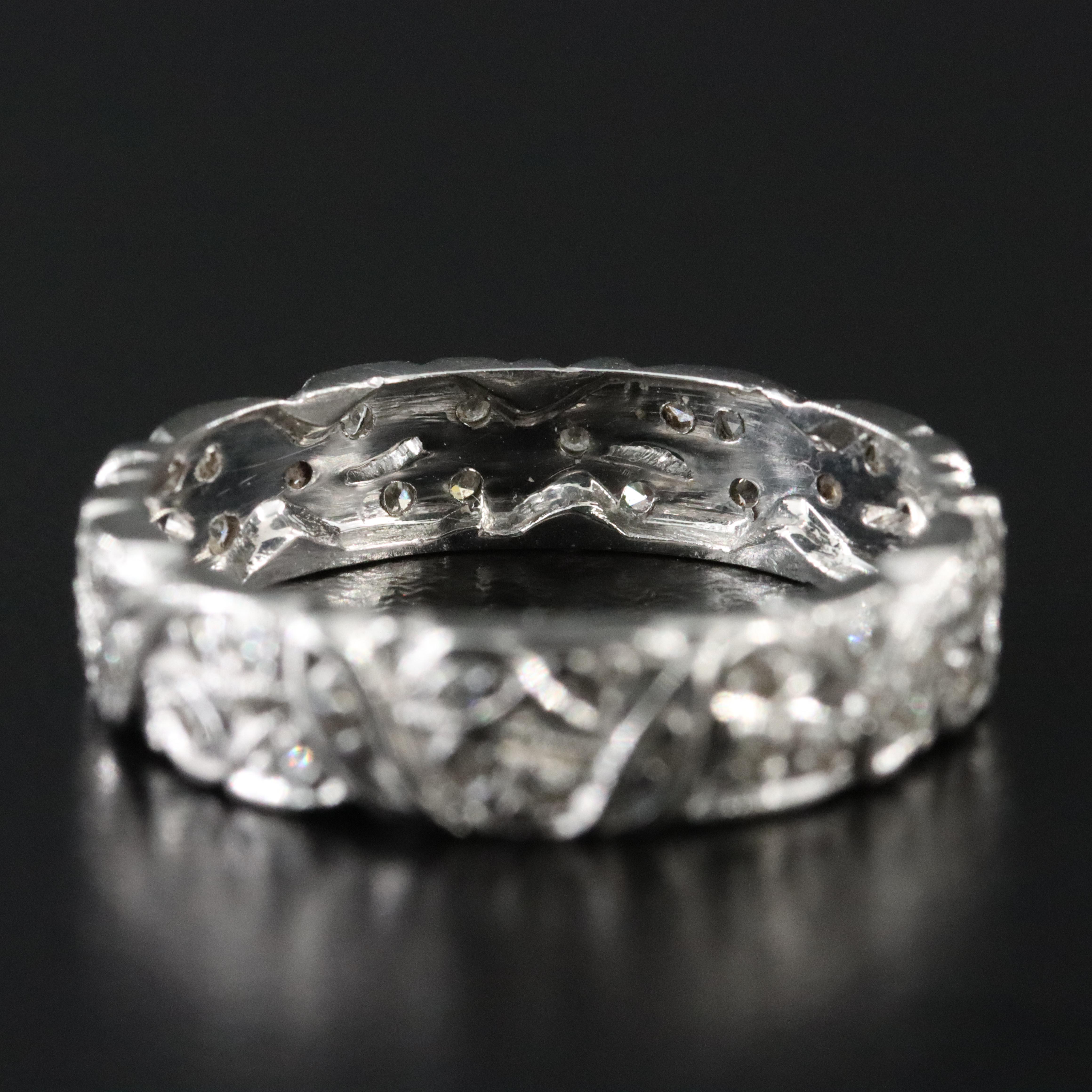 Platinum 0.33 CTW Diamond Eternity Band