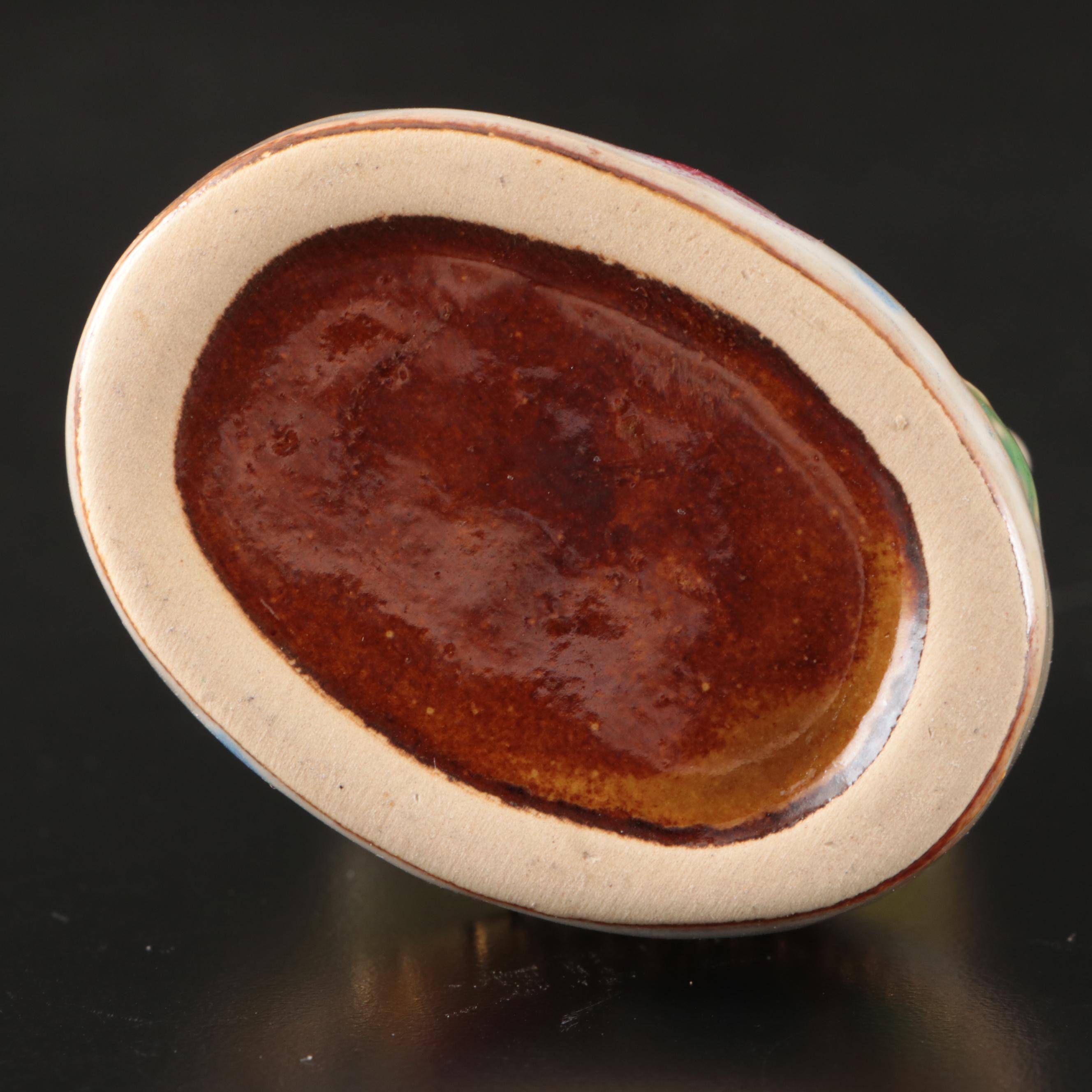 Herend Porcelain Guardian Angel Figurine with Nativity Trinket Box