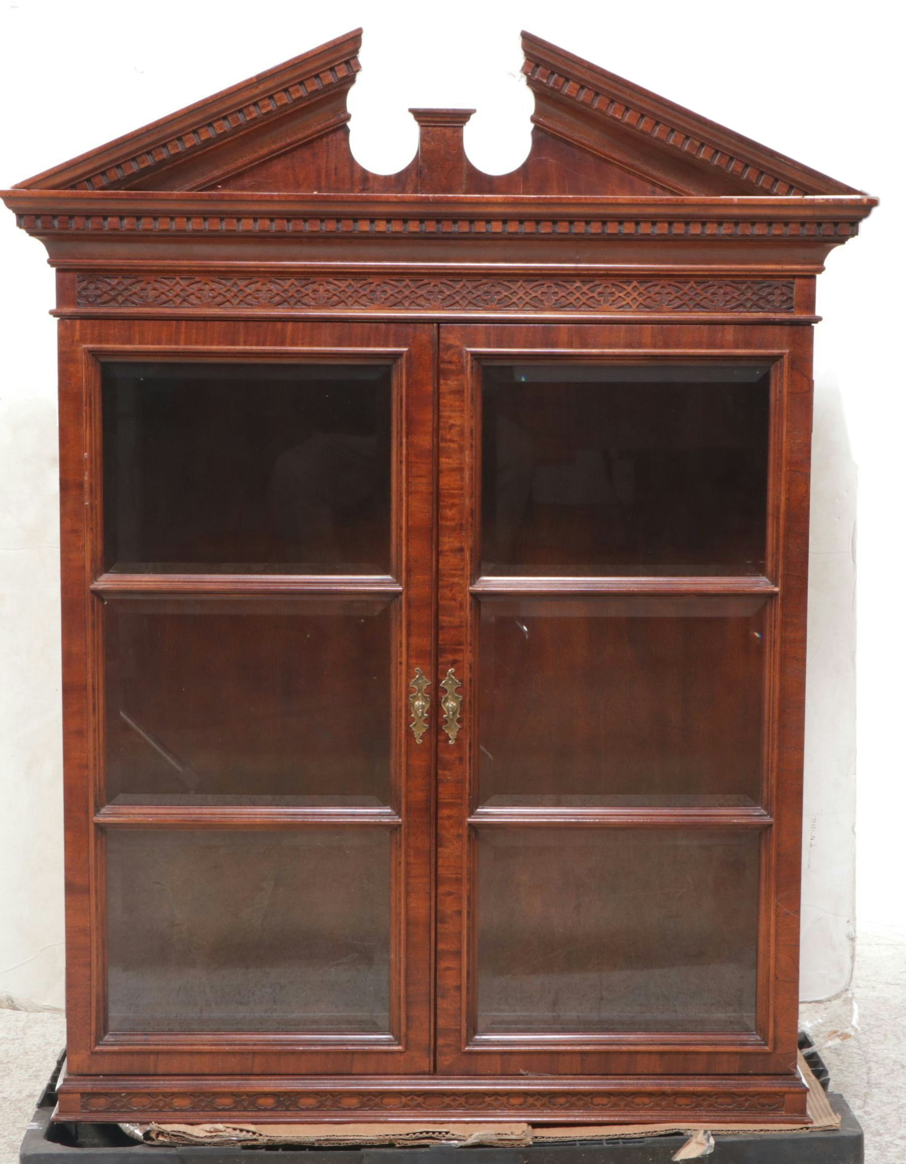 Century Furniture Federal Style Mahogany Secretary Desk with Hutch