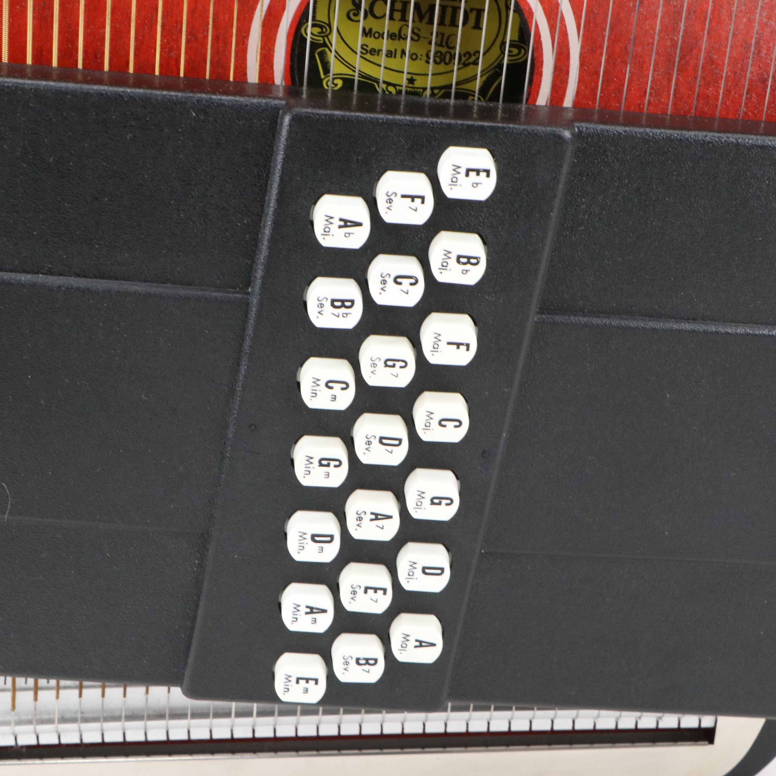 Oscar Schmidt Autoharp with Black Tolex Hard Case