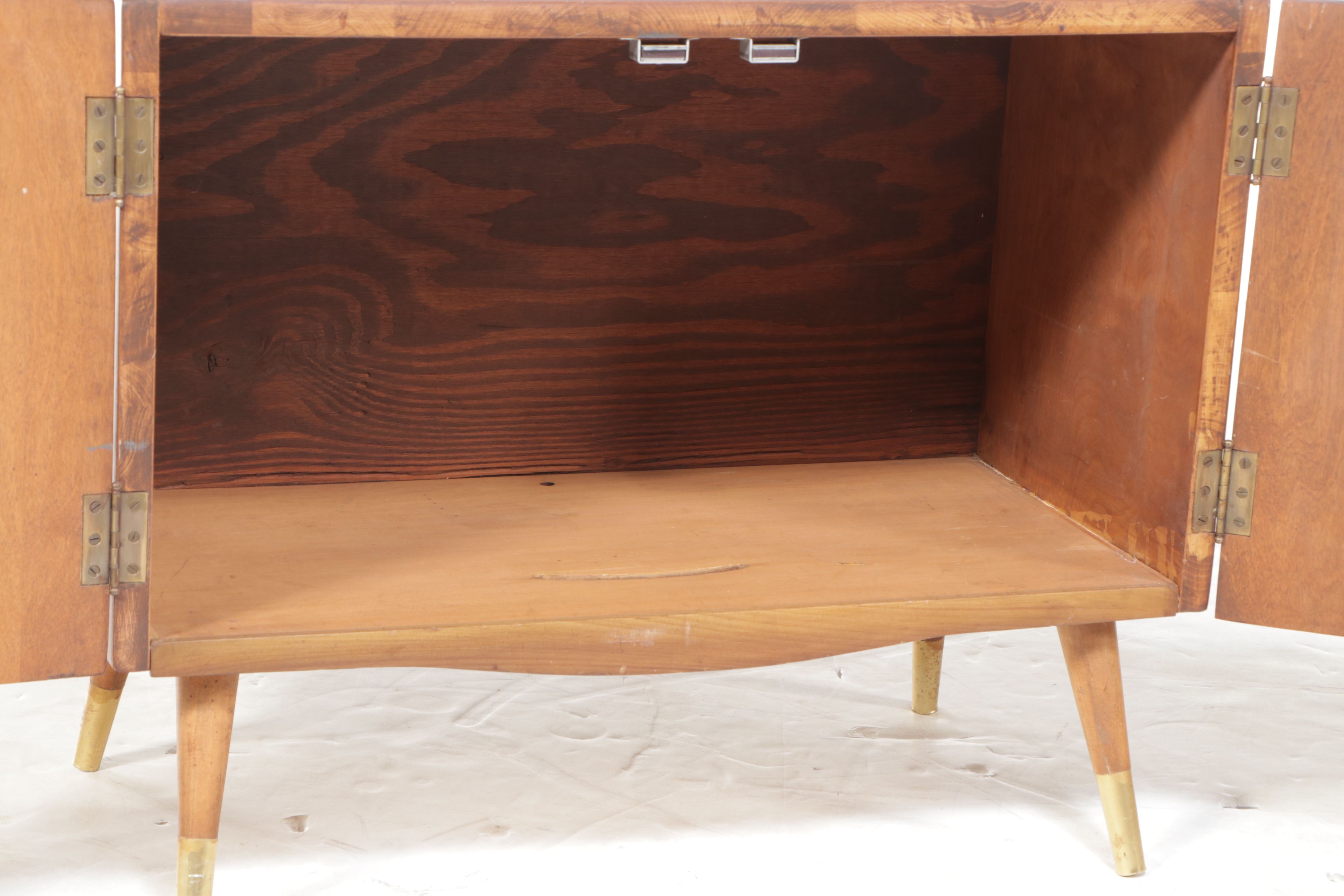 Mid Century Modern Walnut Cabinet