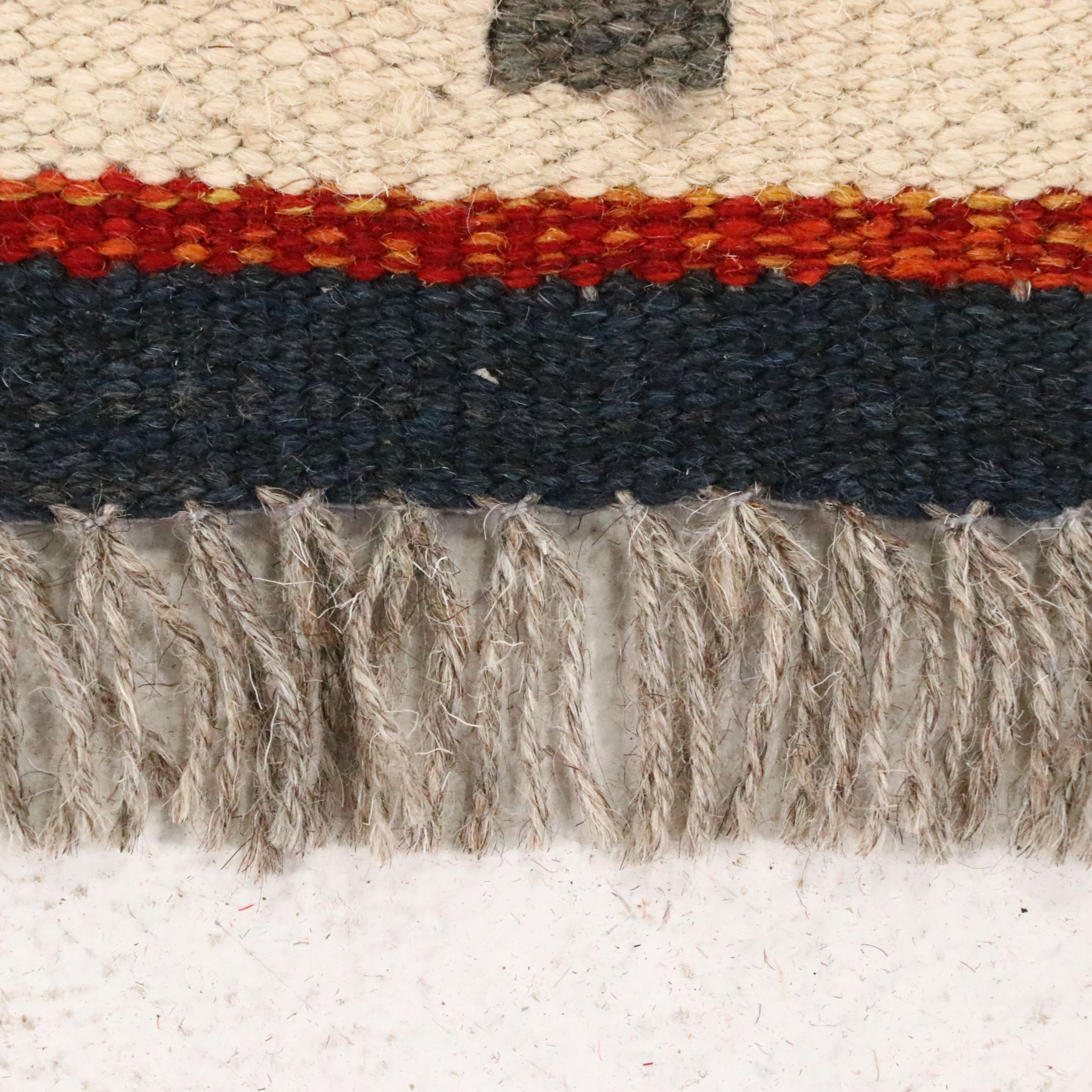 5'7 x 8'1 Handwoven Afghan Kilim Area Rug