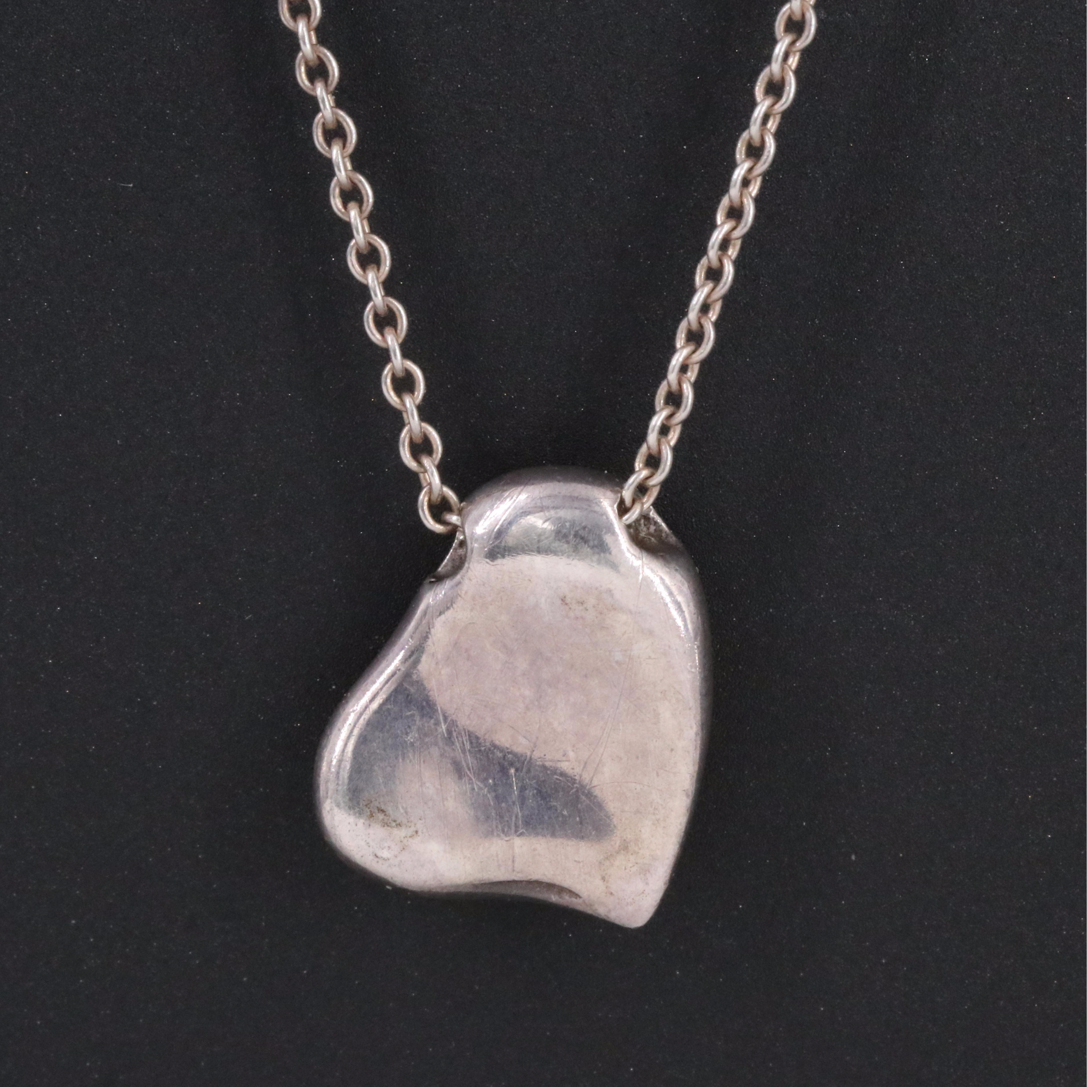 Elsa Peretti for Tiffany & Co. Sterling Full Heart Necklace