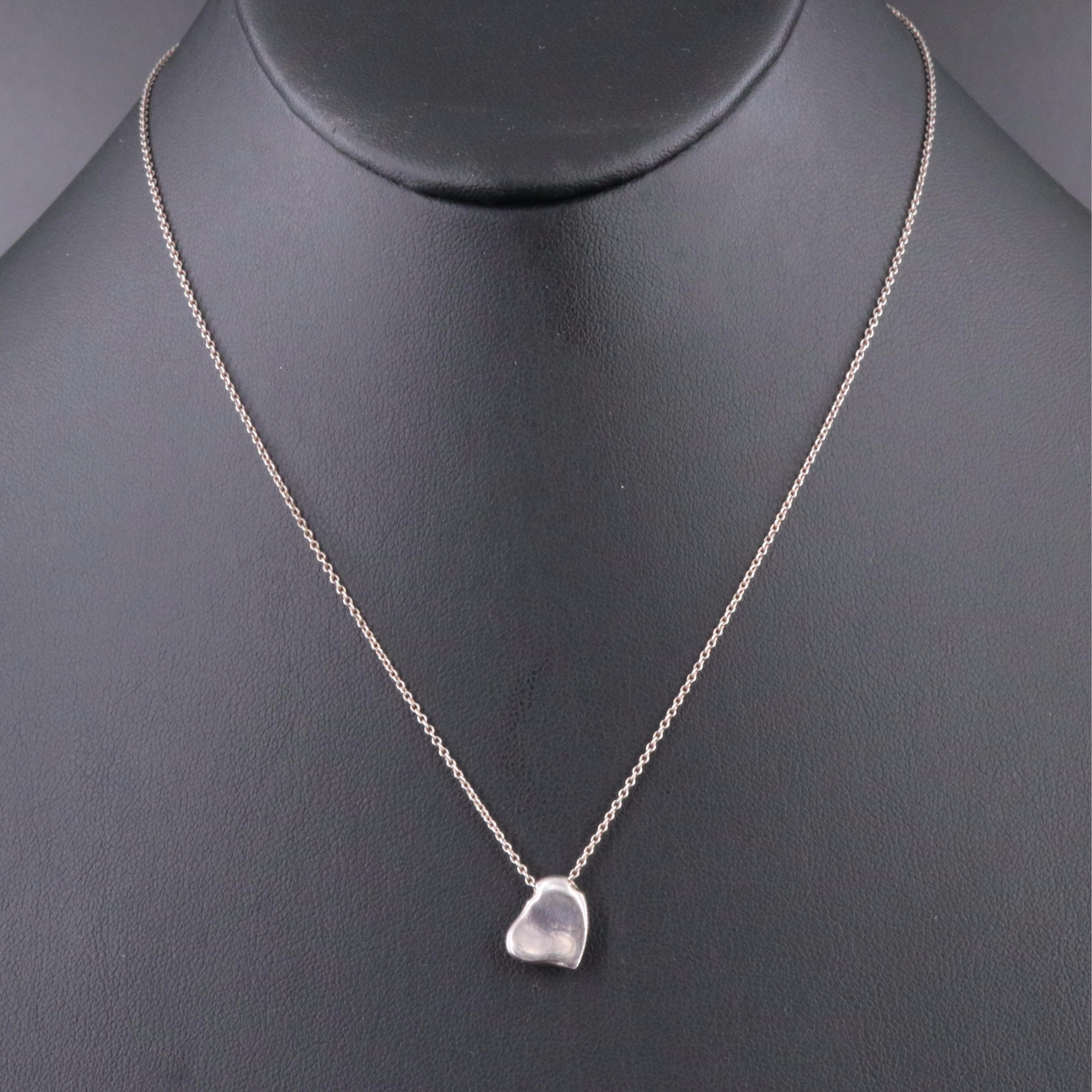 Elsa Peretti for Tiffany & Co. Sterling Full Heart Necklace