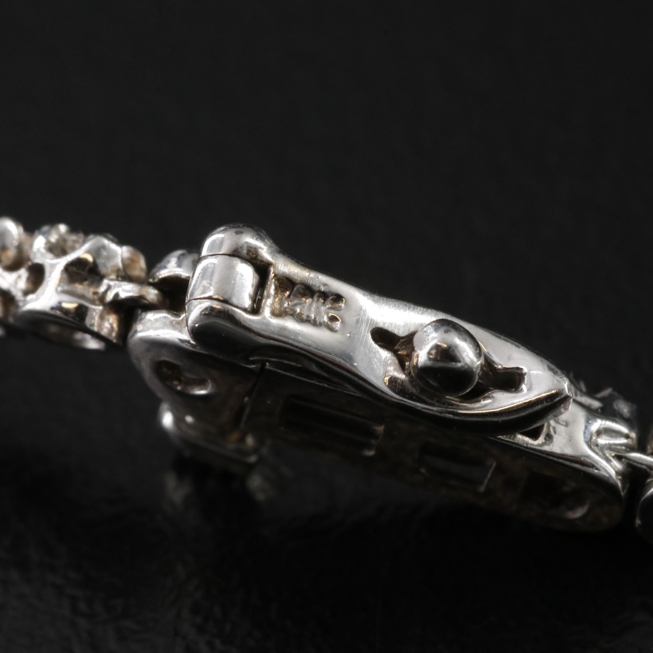 14K 4.13 CTW Diamond Riviera Necklace