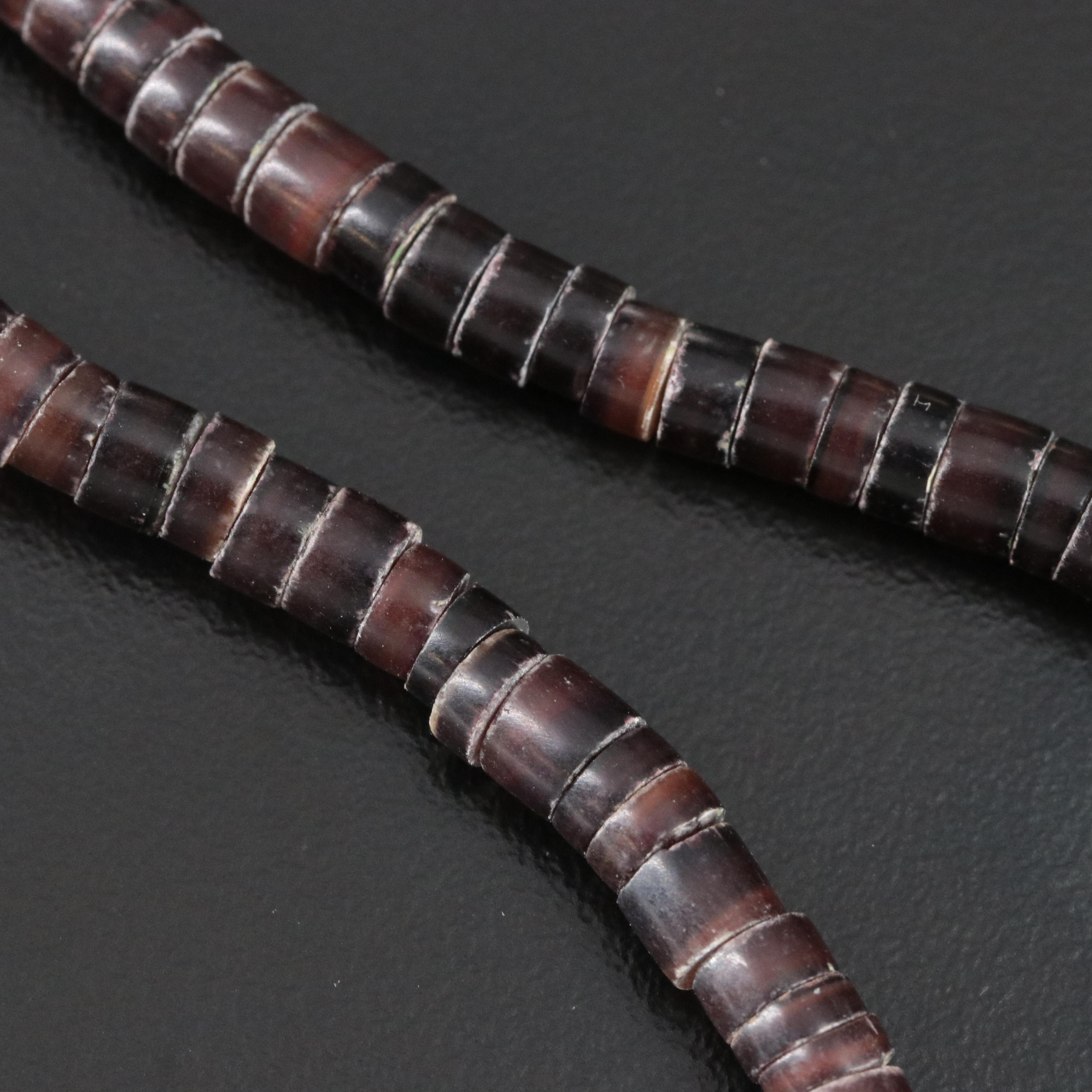 Southwestern Zuni Carved Bear Gemstone Fetish Necklace