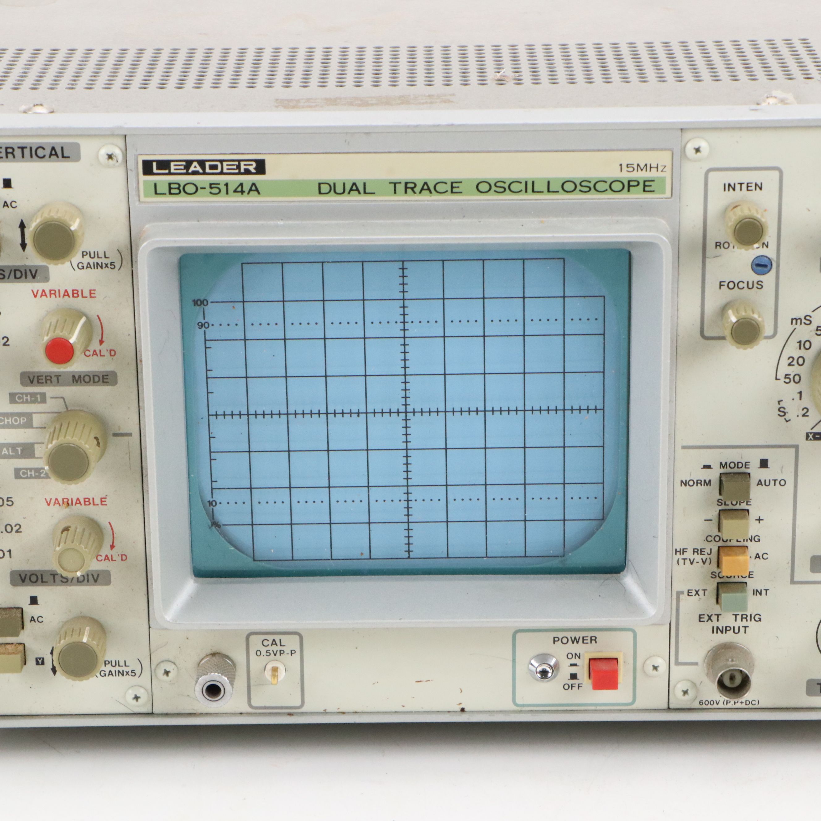 Leader Electronics Corp. LBO-514A Dual Trace Analog Oscilloscope