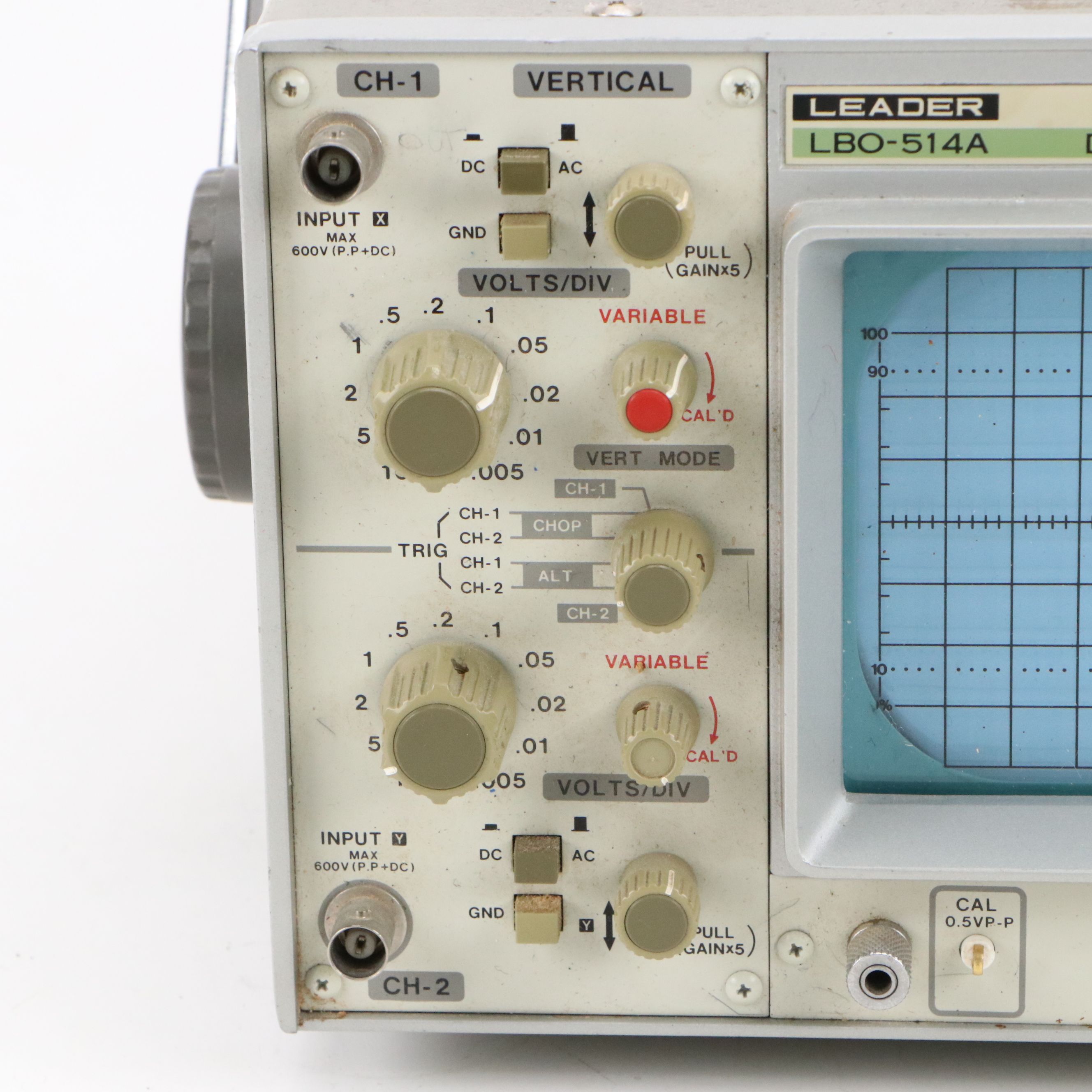 Leader Electronics Corp. LBO-514A Dual Trace Analog Oscilloscope