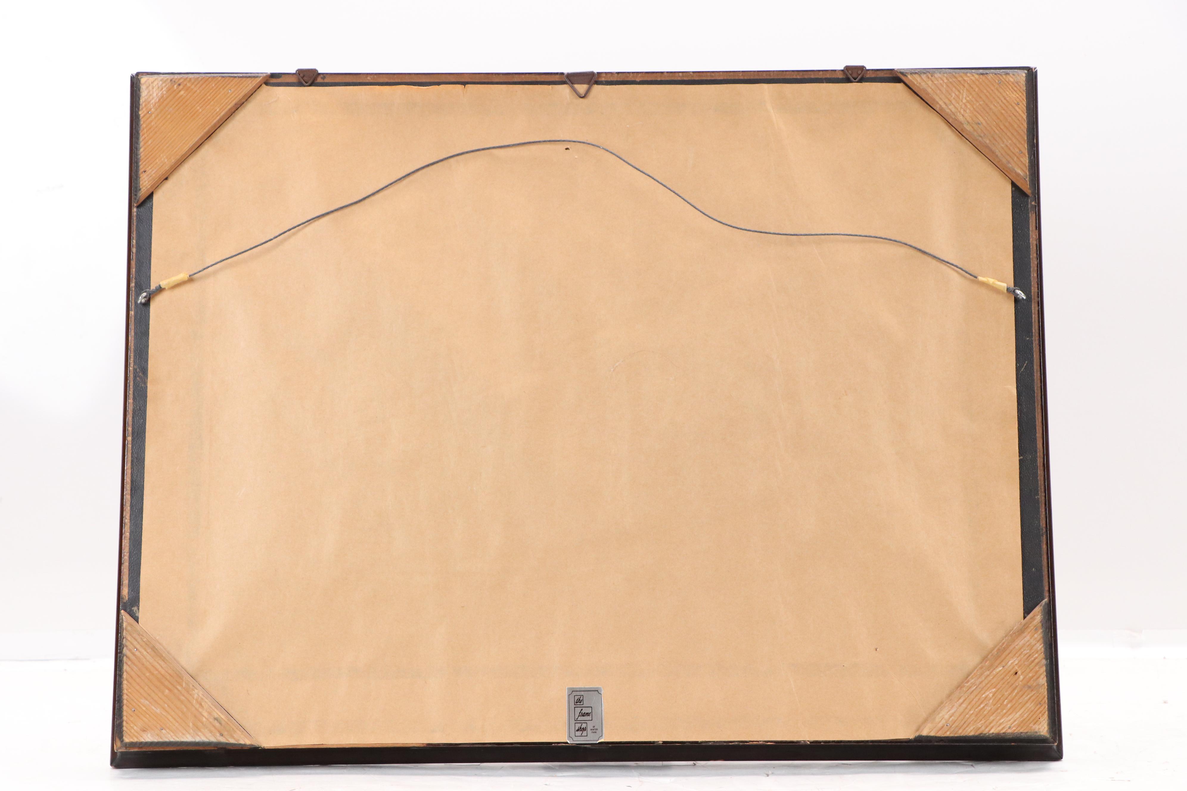 Alfons Faustue Gouache Painting of Nuremburg Gate in Forchheim Fortress, 1925