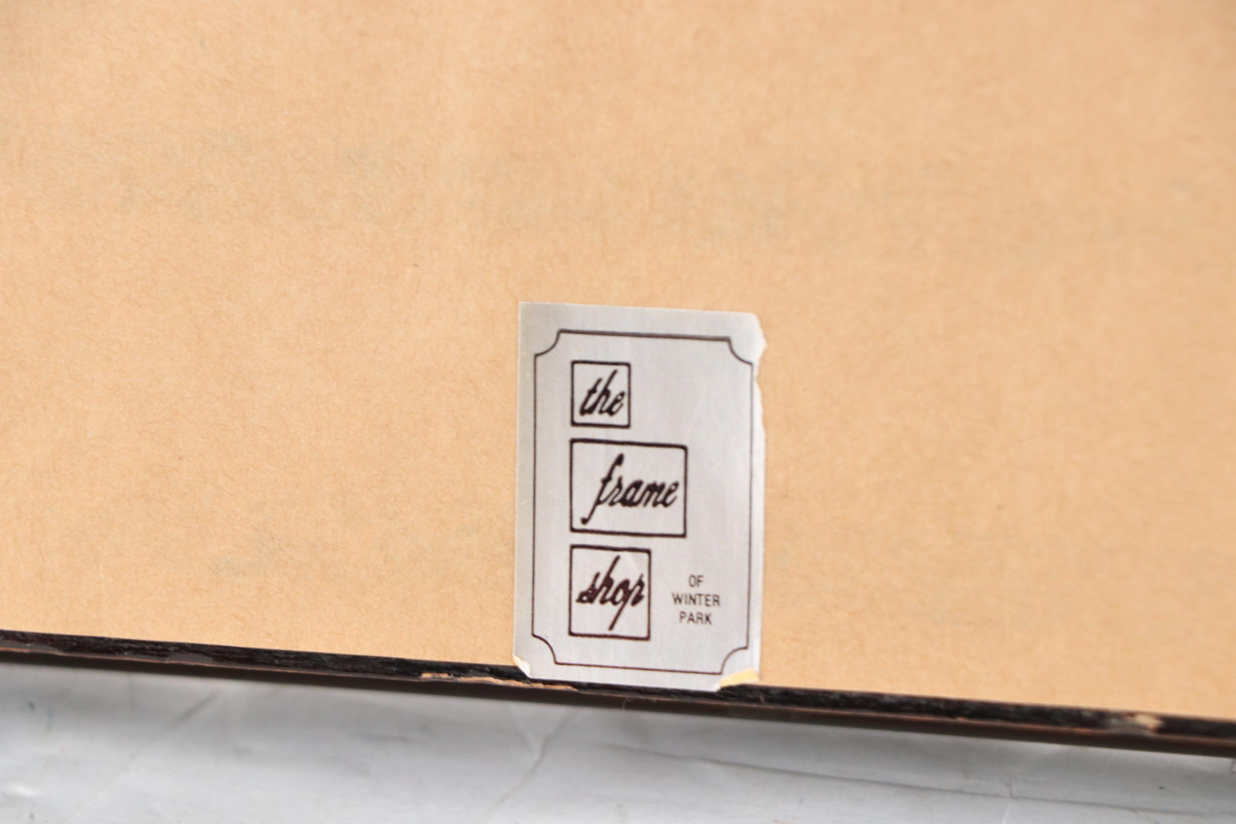 Alfons Faustue Gouache Painting of Nuremburg Gate in Forchheim Fortress, 1925