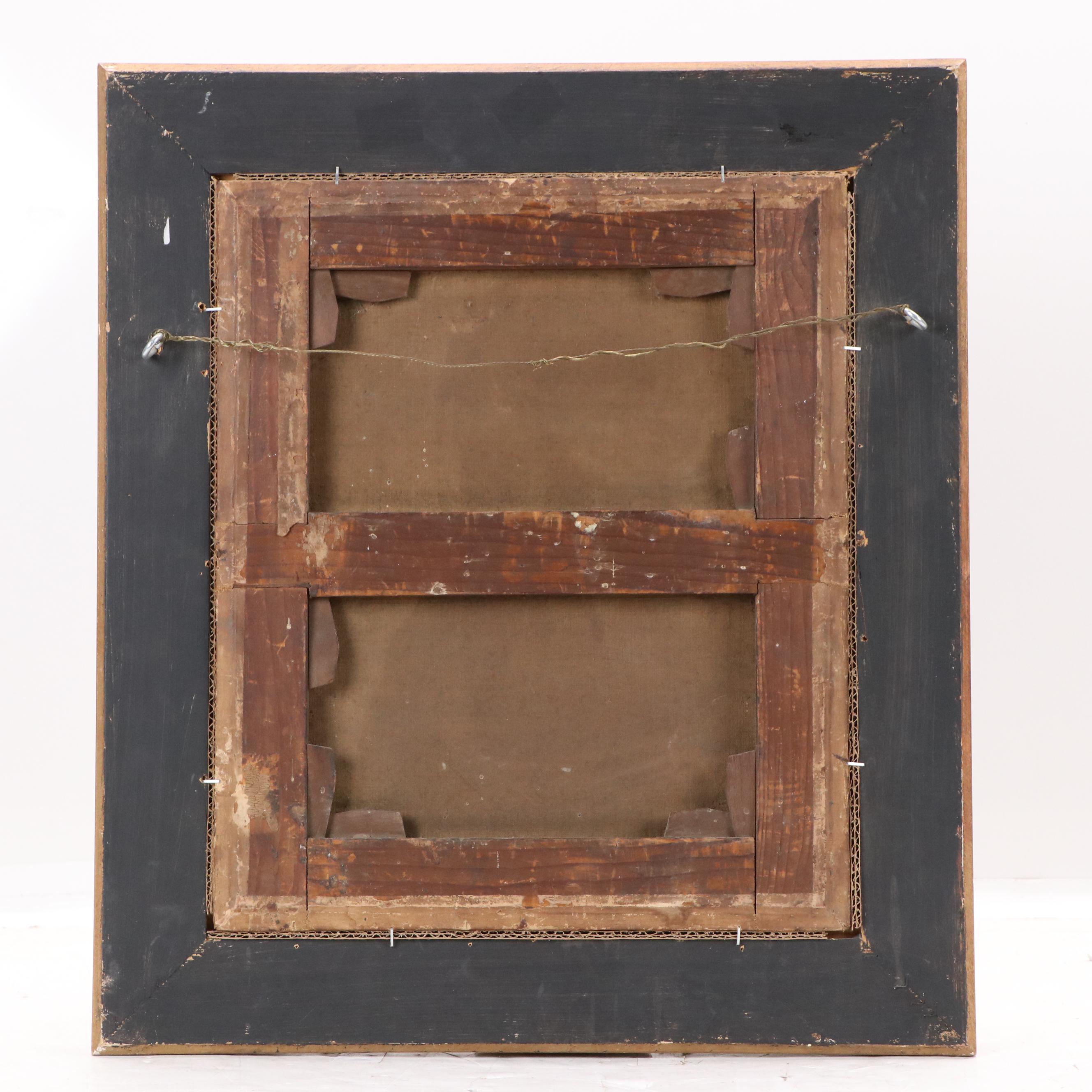 British School Tondo Oil Portrait of Nobleman, Circa 18th Century