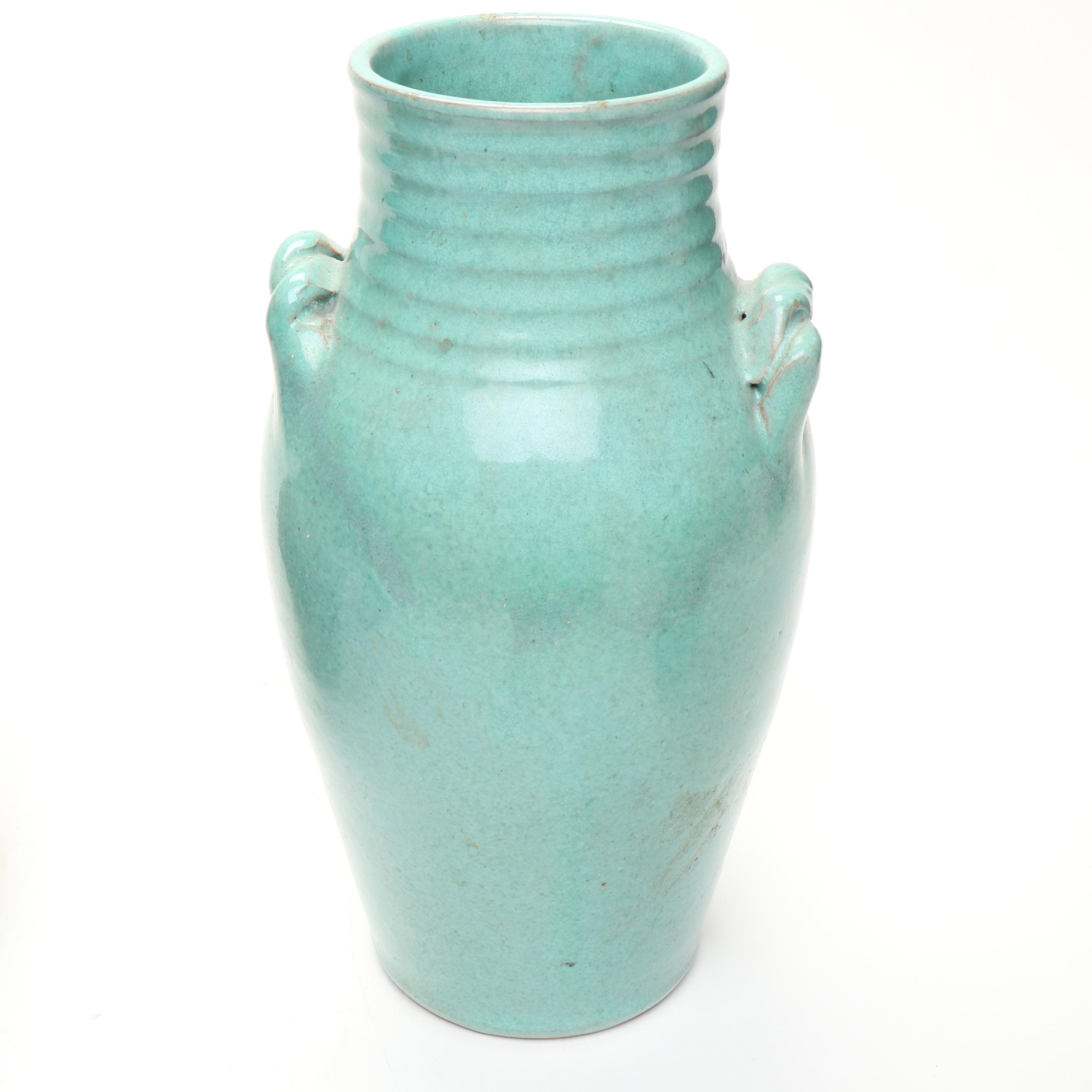 Dolita Dohrman with Other Ceramic Vases, Candlesticks and Sectioned Wood Tray