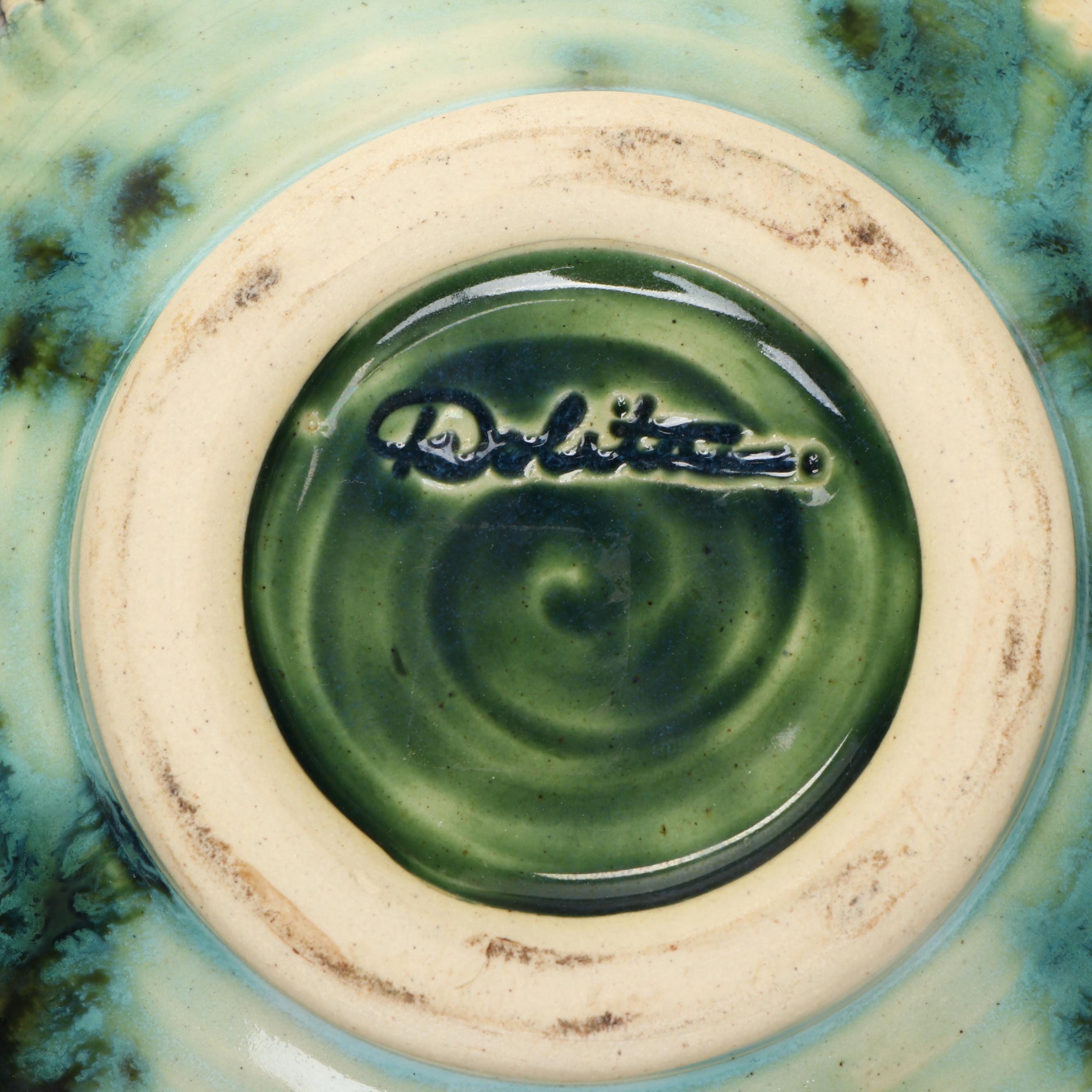 Dolita Dohrman with Other Ceramic Vases, Candlesticks and Sectioned Wood Tray