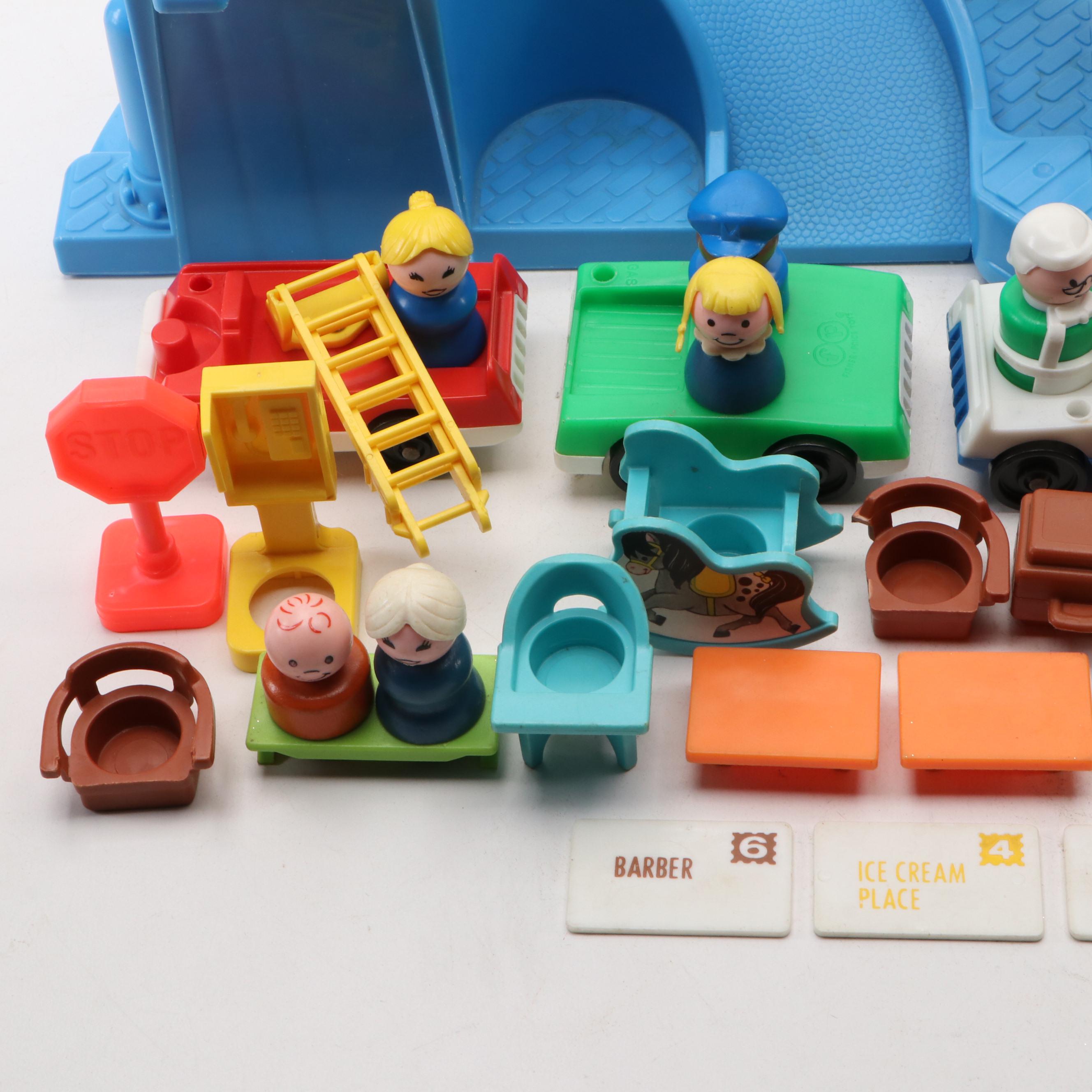 Fisher-Price Little People Main Street Playset, 1980s