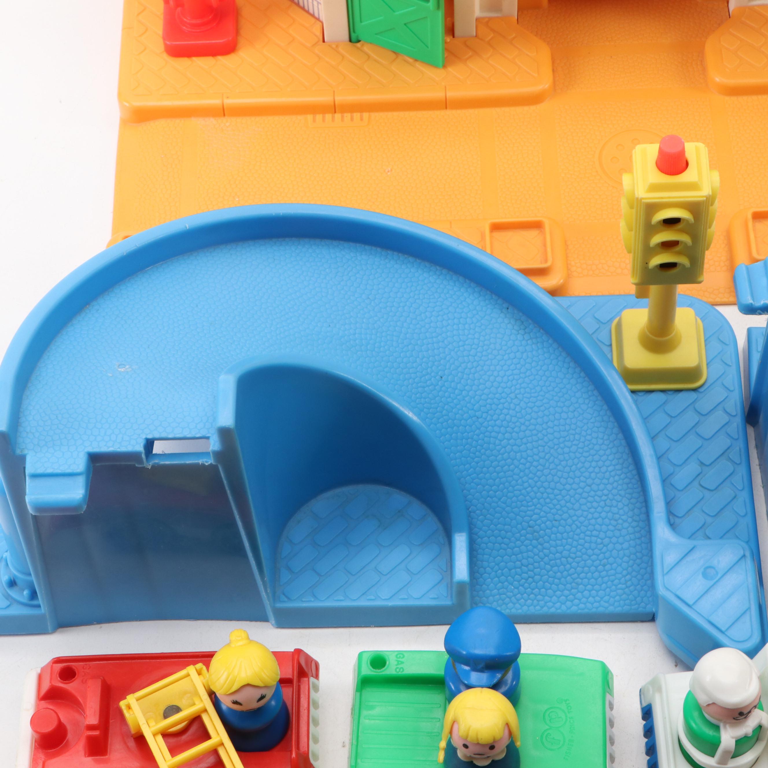 Fisher-Price Little People Main Street Playset, 1980s