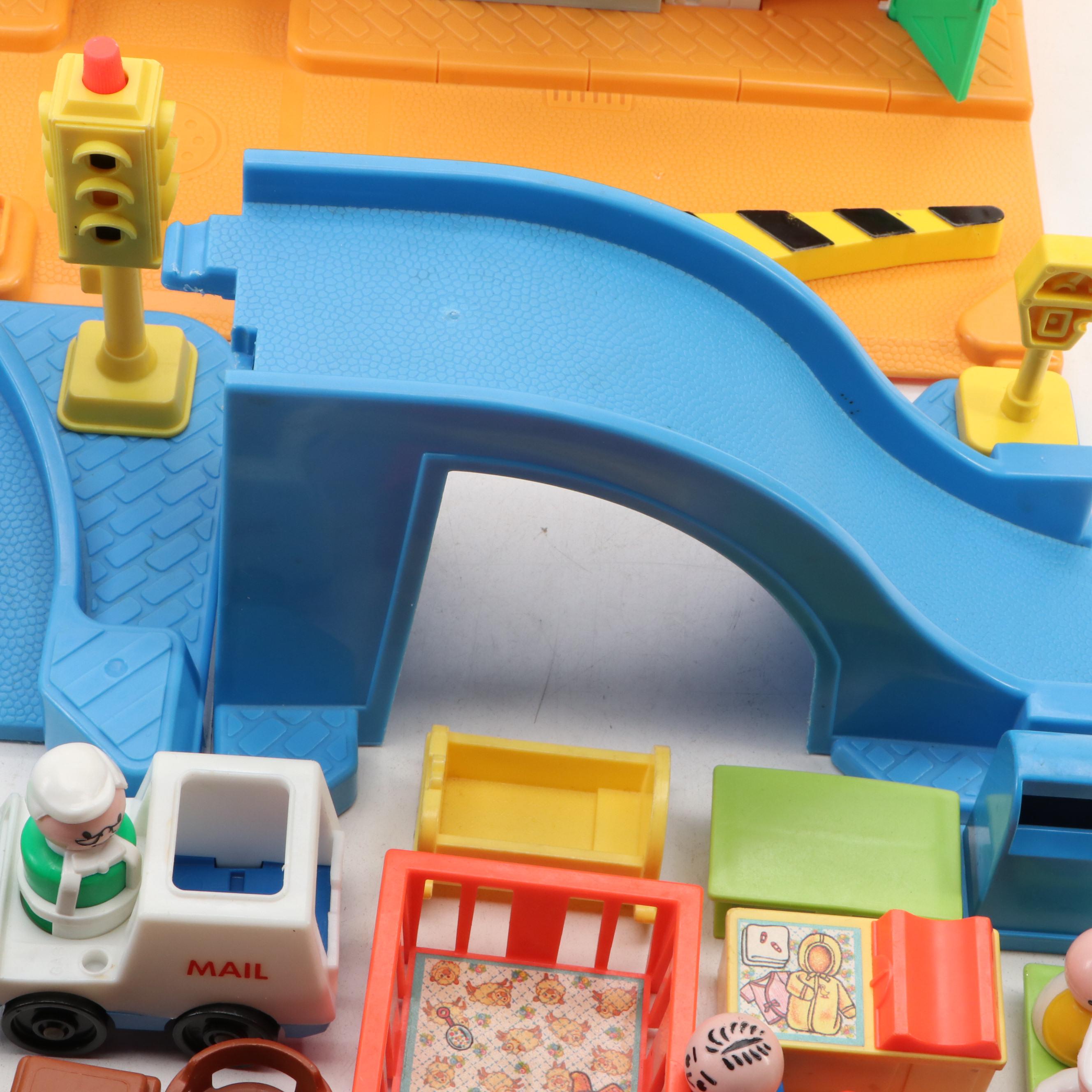 Fisher-Price Little People Main Street Playset, 1980s