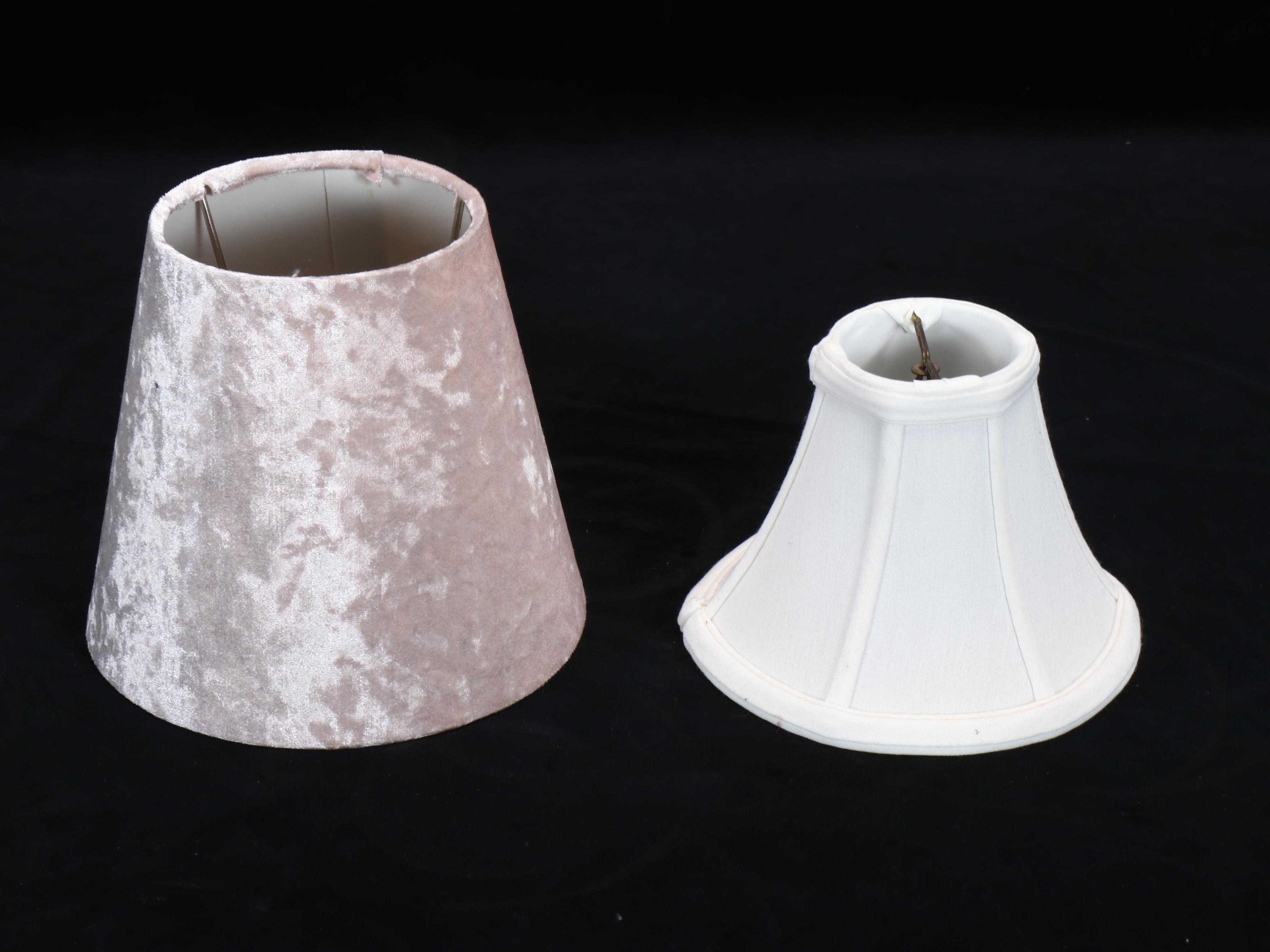 Metal Candlestick and Stacked Orb Table Lamps with Pottery Barn Metal Vase