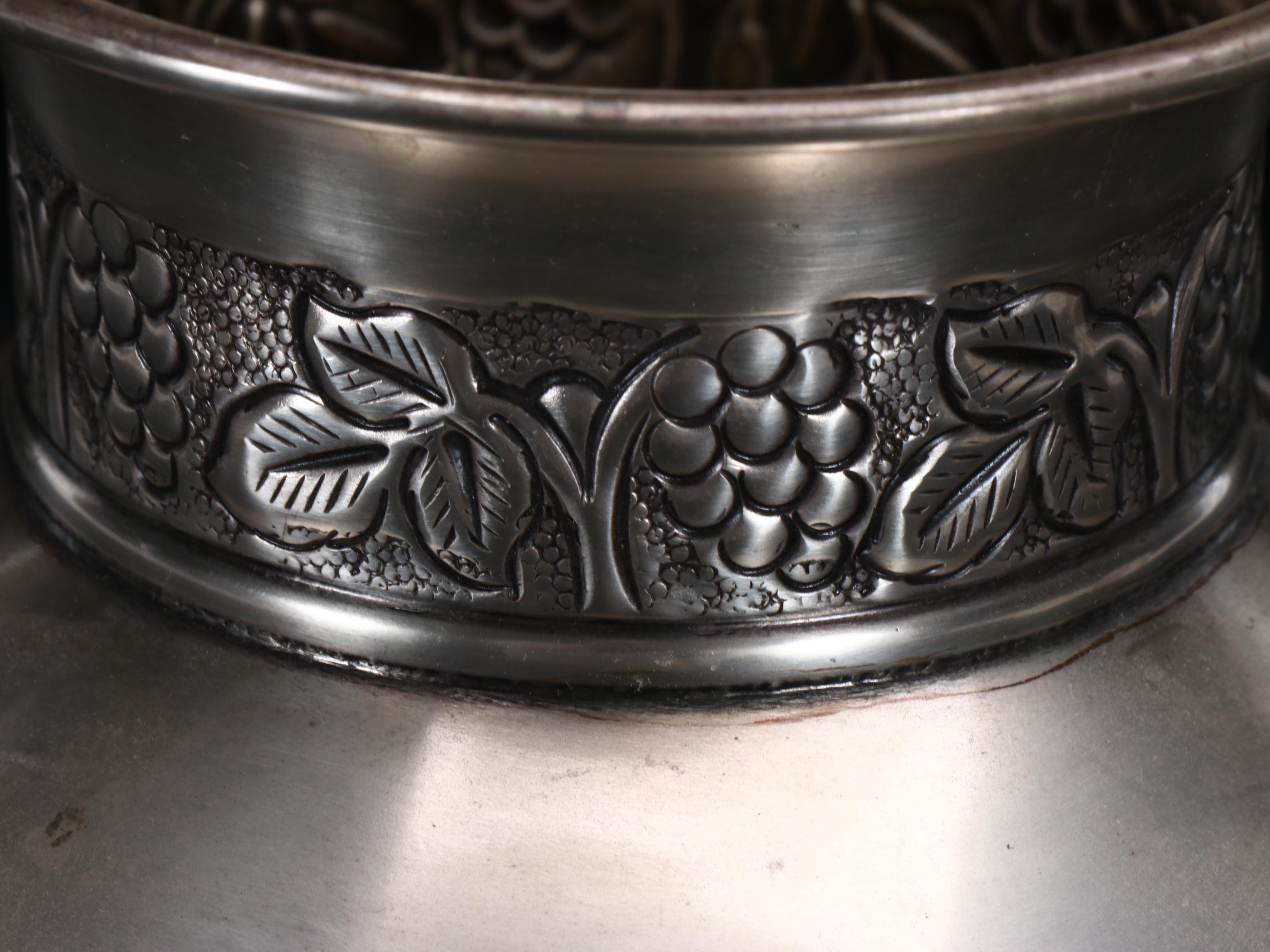 Metal Candlestick and Stacked Orb Table Lamps with Pottery Barn Metal Vase