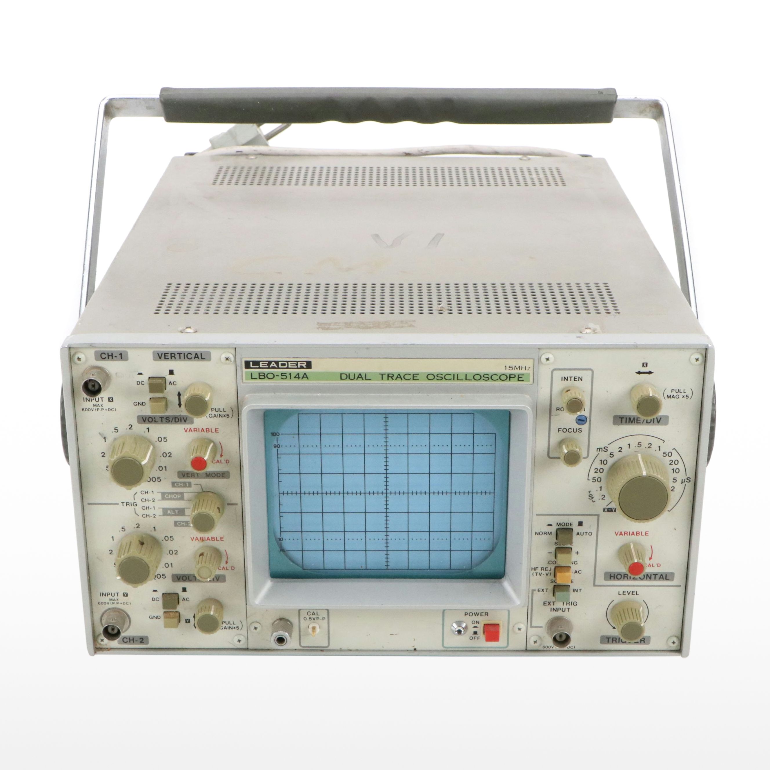 Leader Electronics Corp. LBO-514A Dual Trace Analog Oscilloscope