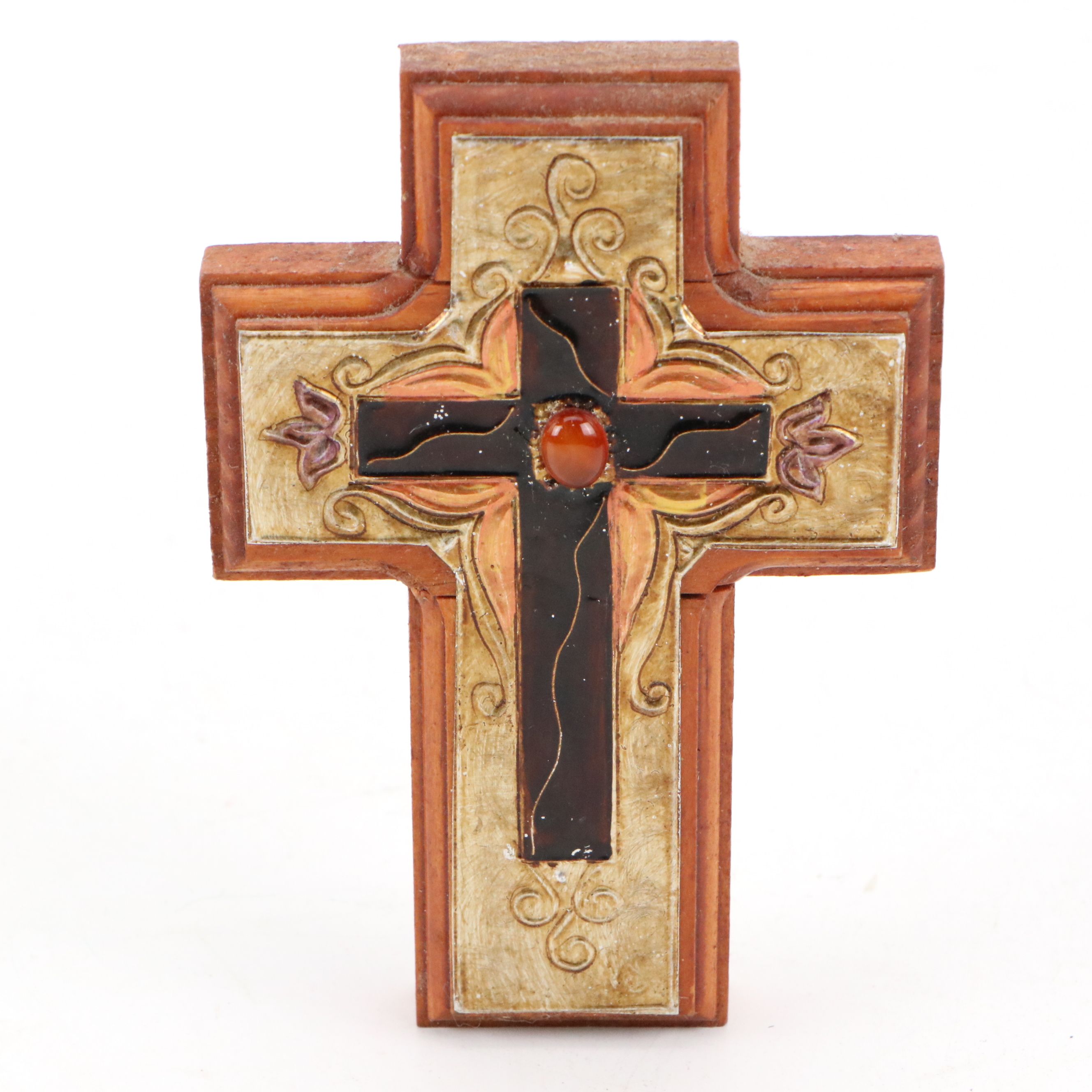 Hand-Painted Christ Pantocrator, San Damiano and Sandoval Crosses with More