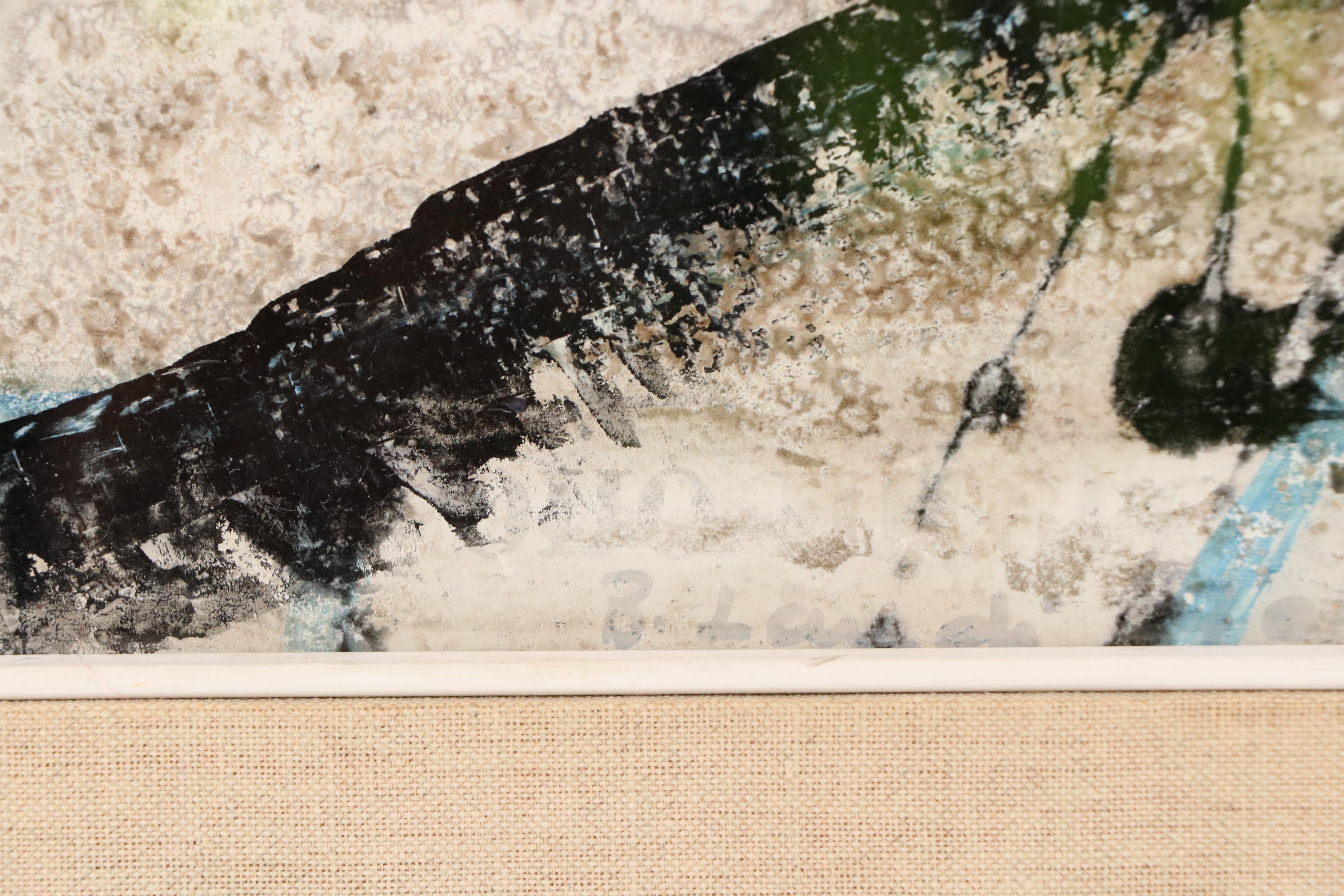 Oil Painting In the Style of Armedeo Modigliani of Figures in Embrace