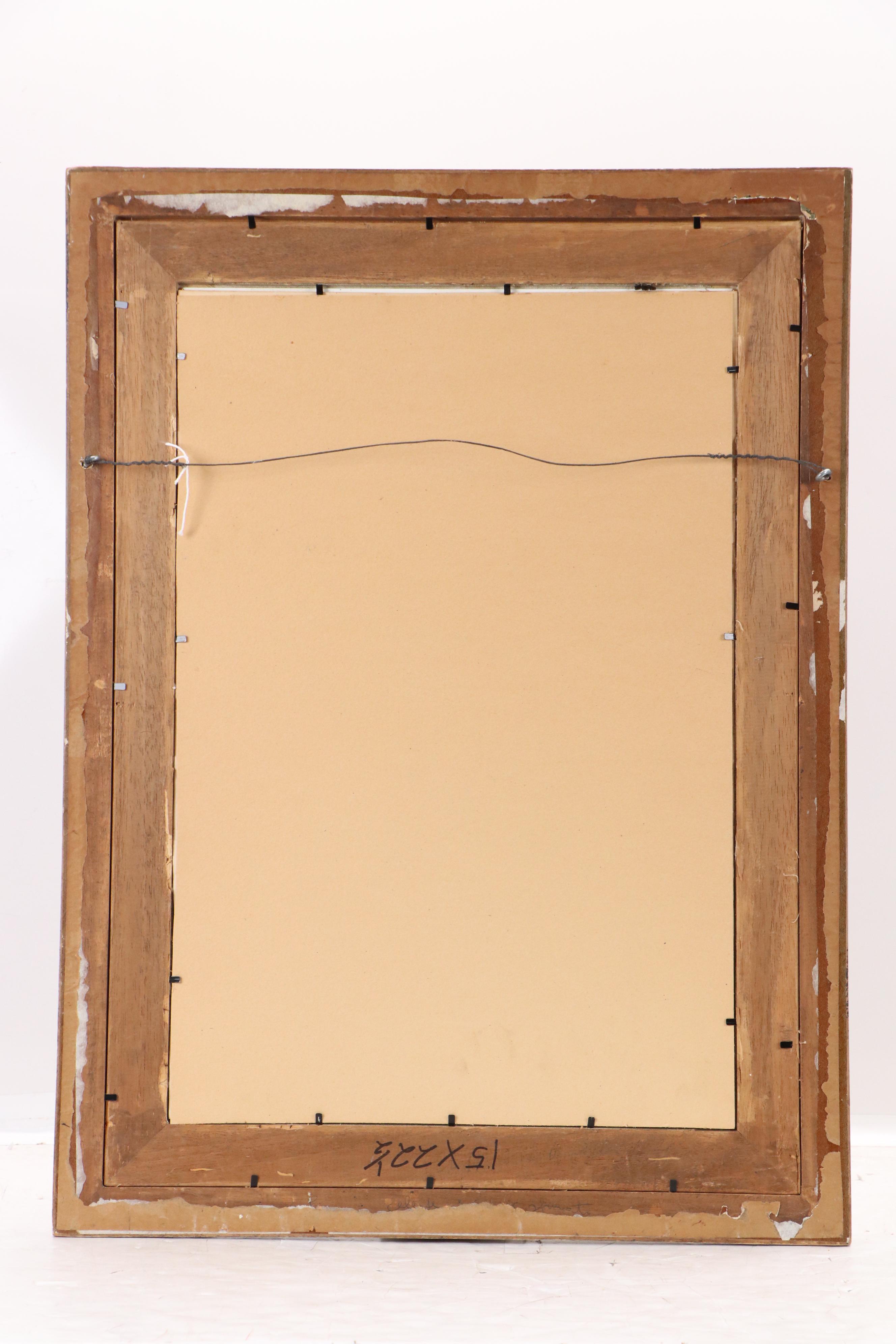 Oil Painting In the Style of Armedeo Modigliani of Figures in Embrace