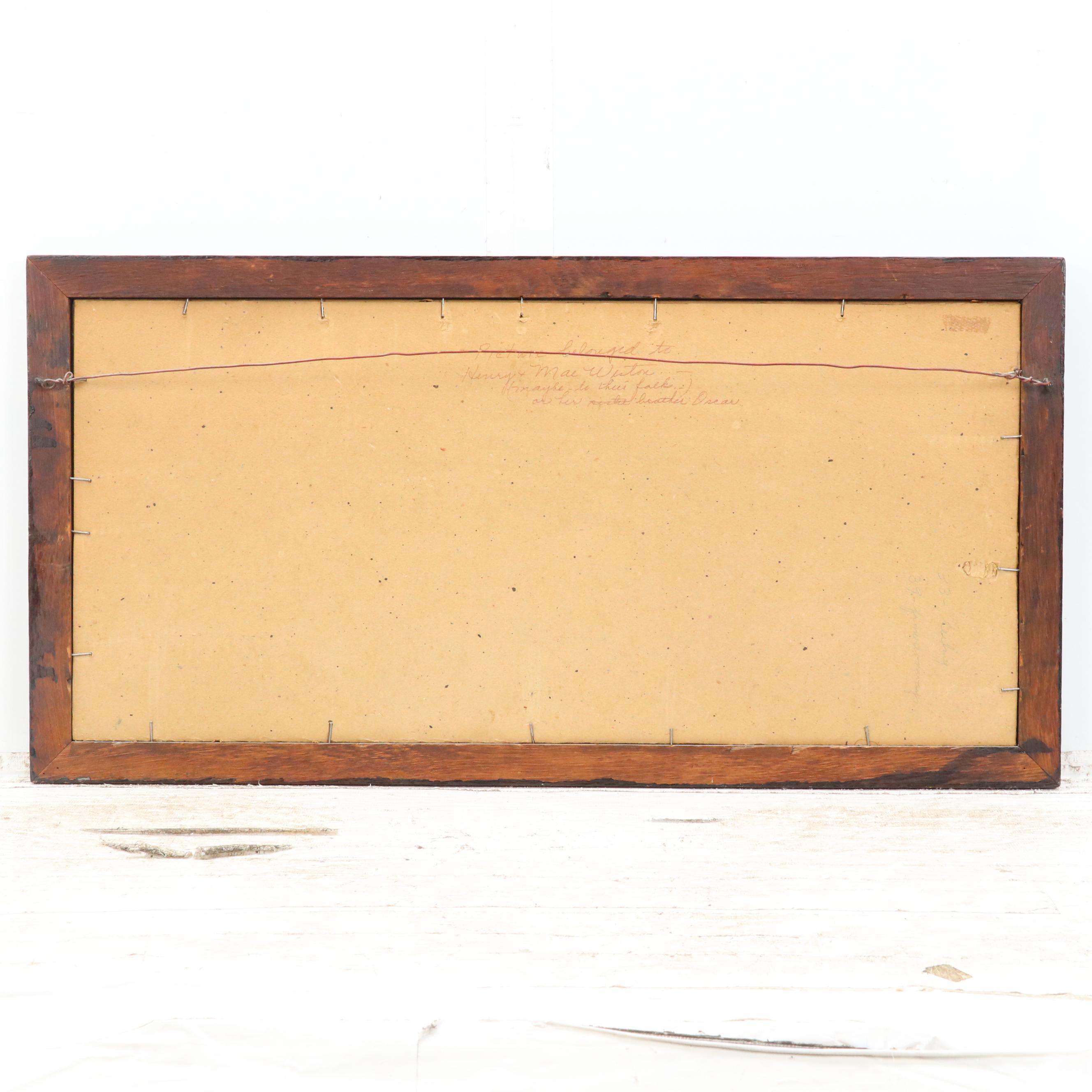 Still Life Oil Pastel Drawing of Fruit Harvest